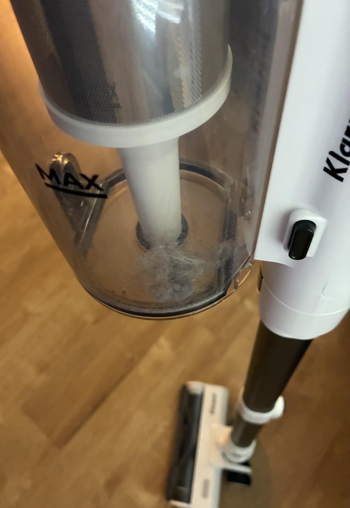Klarpul Cordless Vacuum Cleaner, 2 Batteries 140 Mins Runtime 600W 50Kpa Stick Vacuum Cordless, Self-Standing Vacuum Cleaners for Home with 2.5H Fast Charging, for Floor/Carpet/Pet Hair, White customer photo 1