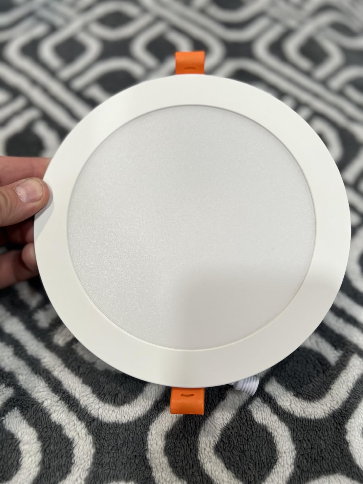 DUSKTEC Smart Recessed Lighting 6 Inch, RGBCW LED Recessed Ceiling Light, 16W 1500LM Canless Downlight with Junction Box, Music Sync, 5CCT, Voice and APP Control customer photo 1