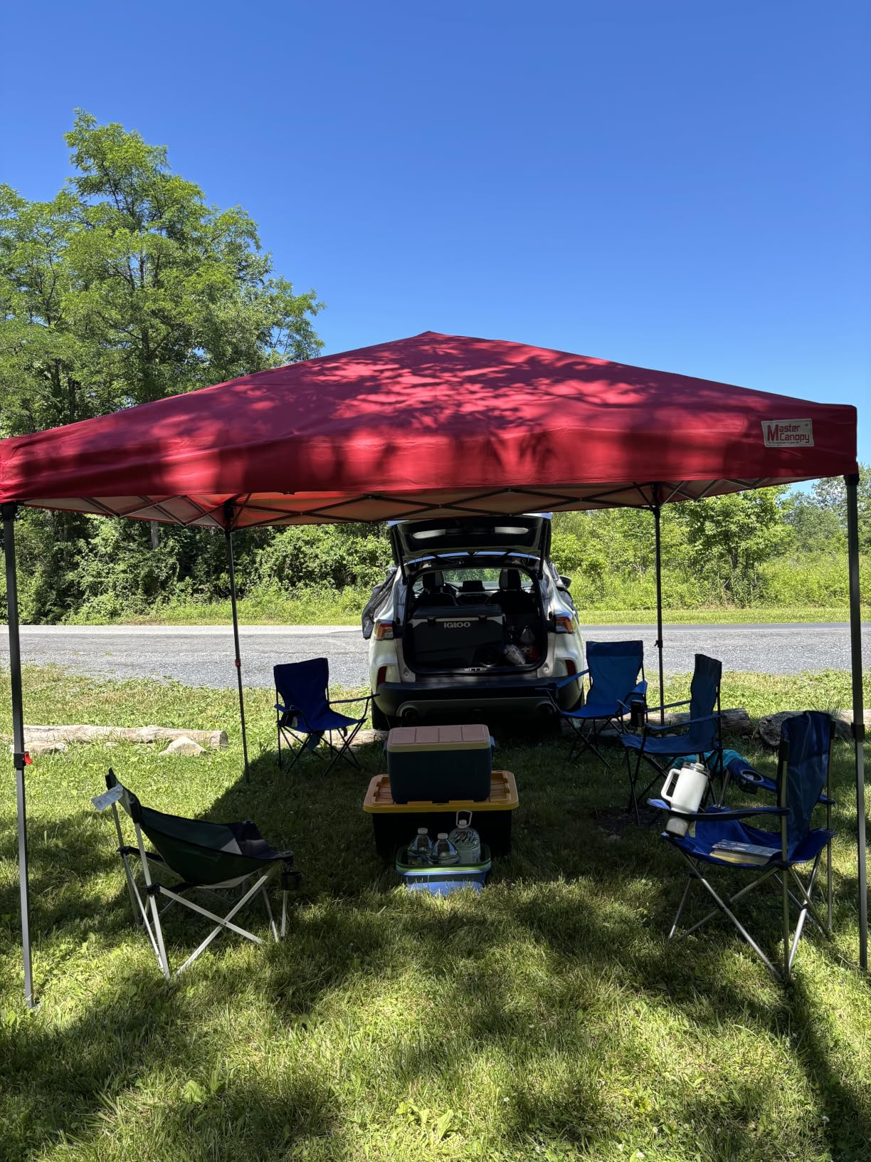 MASTERCANOPY 10x10 Heavy Duty Pop up Canopy Tent with Sidewalls, White | One Person Set Up, Silver Coated Fabric,Waterproof & UV-Proof, 4 Sidewalls, Wheeled Bag, 3 Height Adjust, Market/Vendor/Event customer photo 1