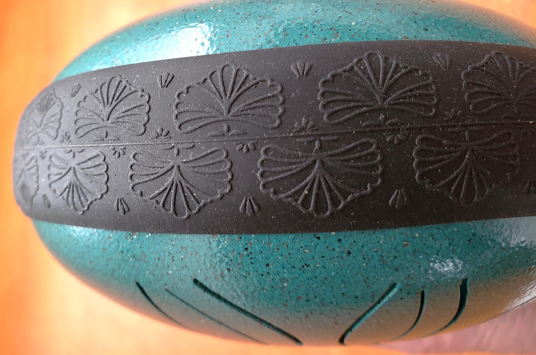 Steel Tongue Drum 6 Inch 11 Notes Musical Instrument, Rain Drum Style Gift | Adults & Beginners Percussion for Music Education, Calming, Relaxation, Meditation (Malachite) customer photo 1