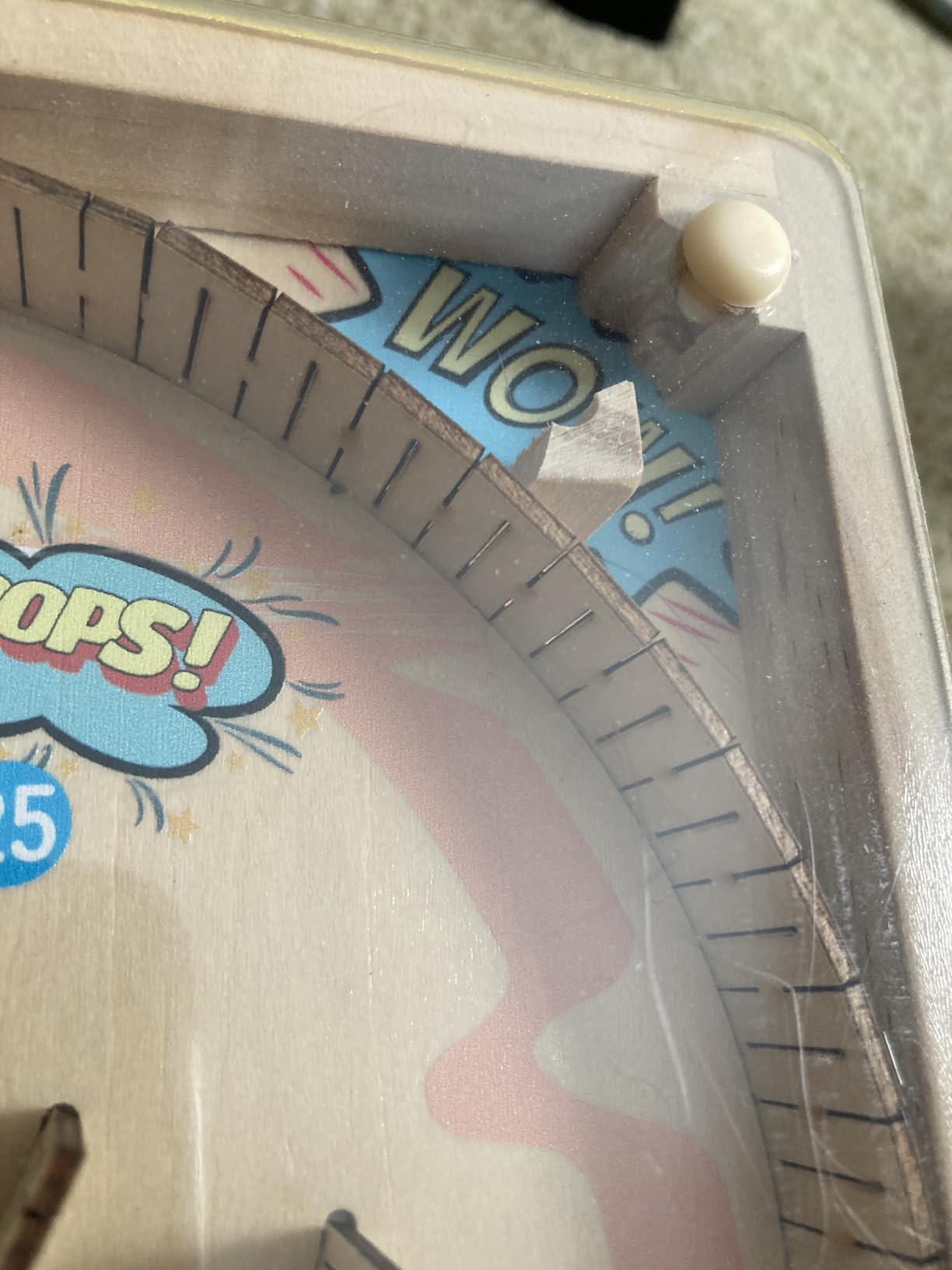 Family & Party Fun Pinball Table - Beige with Colorful Balls, Portable Home & Birthday Parties, and Social Gatherings, Party Game Board customer photo 1