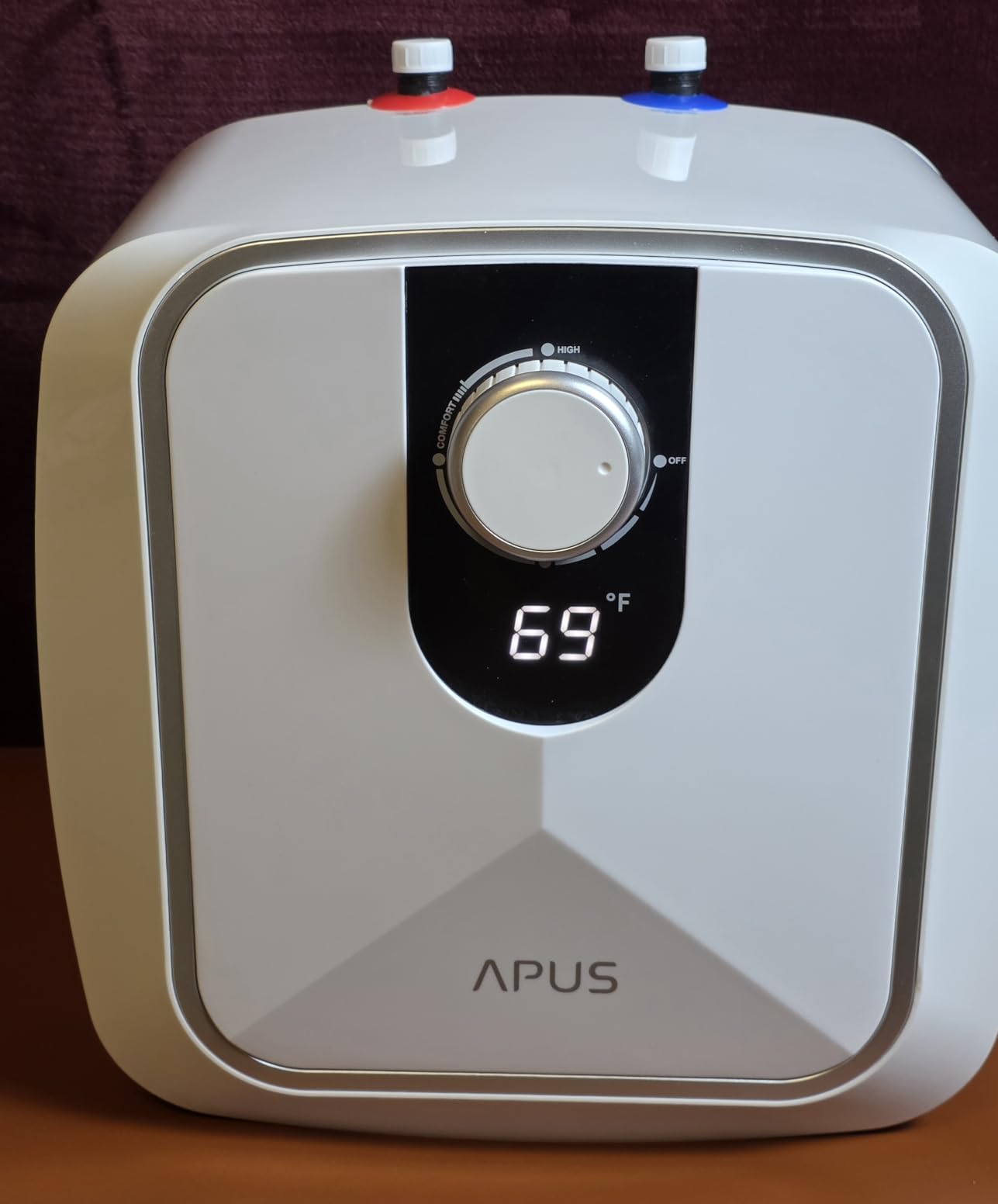 APUS 27kW Electric Tankless Water Heater, 240V, Up to 6.5 GPM, 3s Instant | Whole Home 3-4 Points Supply, LED Display, 86-140F, Self-Modulating, Compact Design, 99.8% Thermal Efficiency customer photo 1