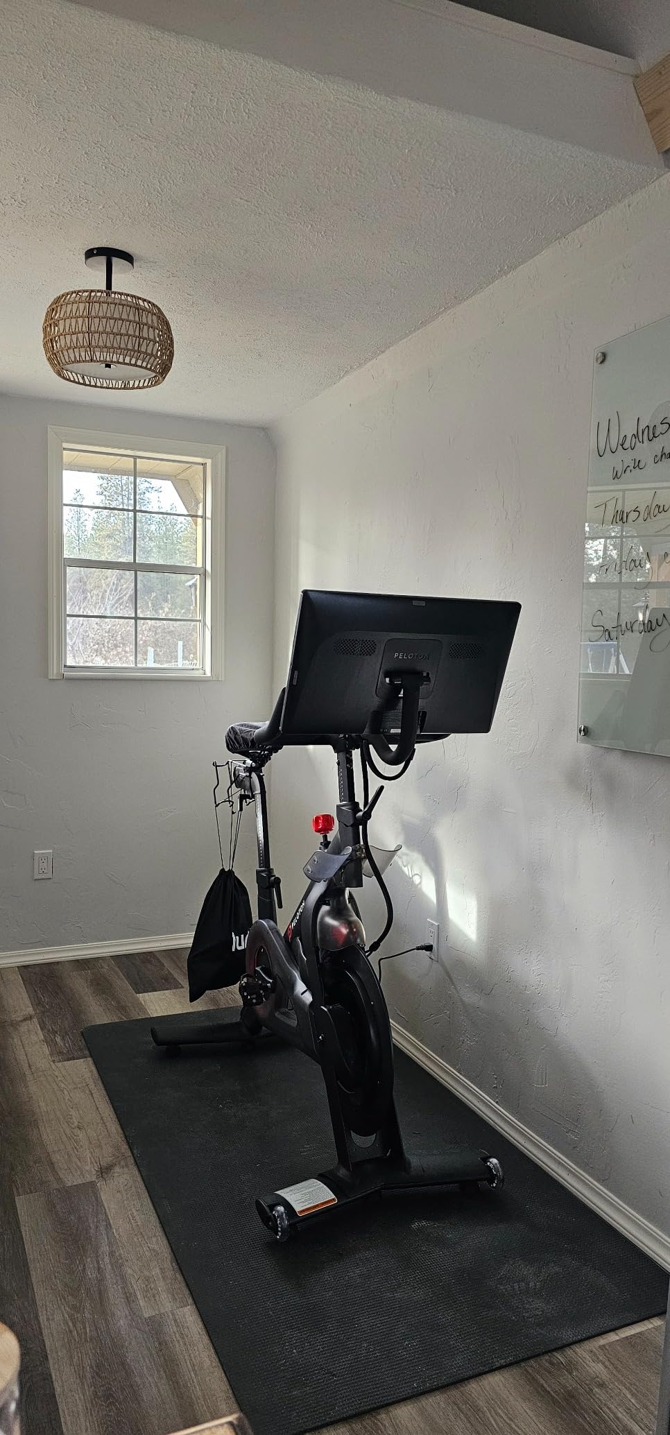 Peloton Exercise Bikes, Indoor Stationery Cross Training Bikes for Home Highlights: HD Swivel Screen, Space-Friendly Exercise Equipment for Home Workouts, Cardio Fitness, Yoga & Strength Routines customer photo 2