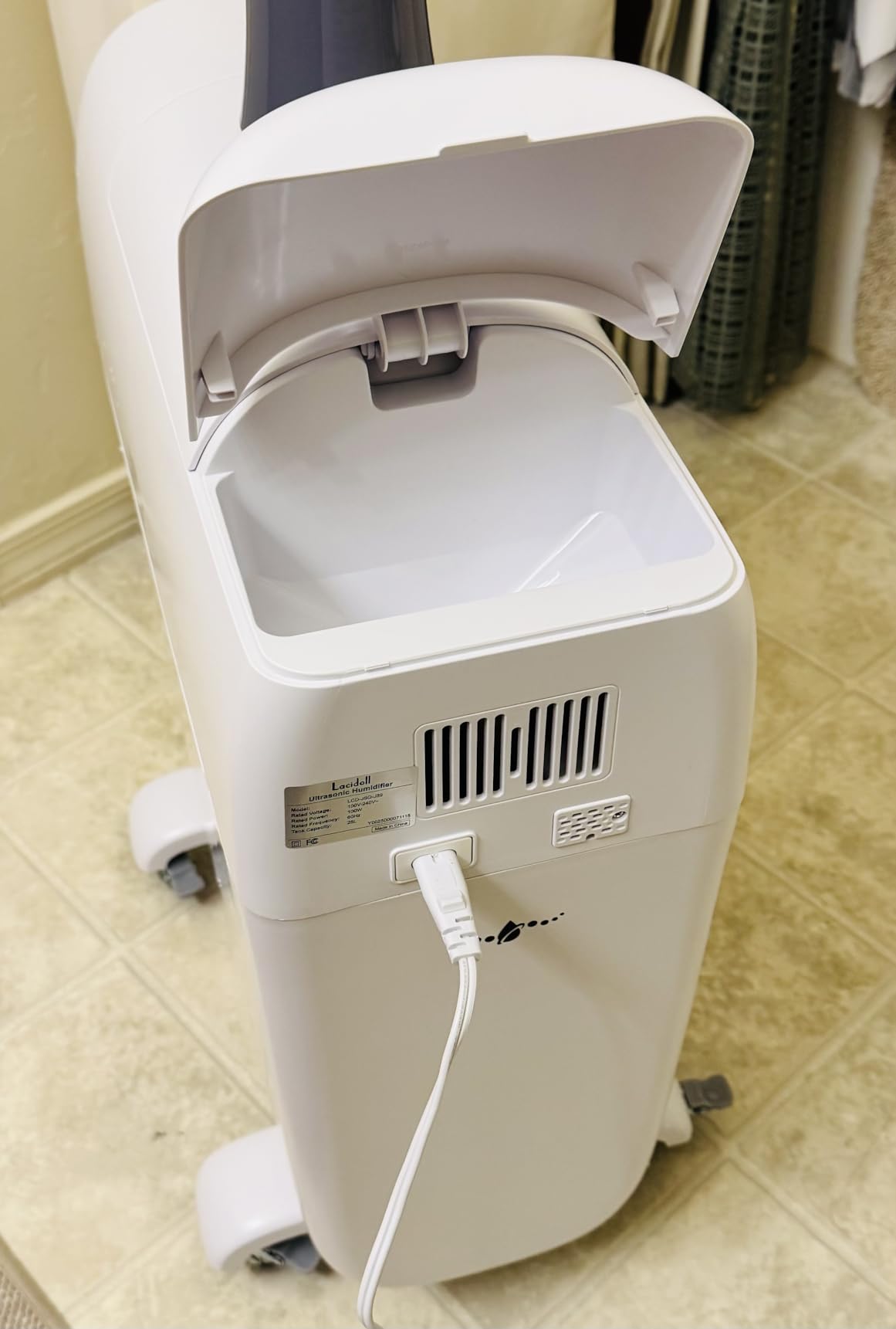 Humidifier Large Room 25L/6.6Gal Whole House Humidifier | Top-Fill Humidifiers for home with Extension Tube, Ideal for Plants, Office, Warehouse & Greenhouse customer photo 2