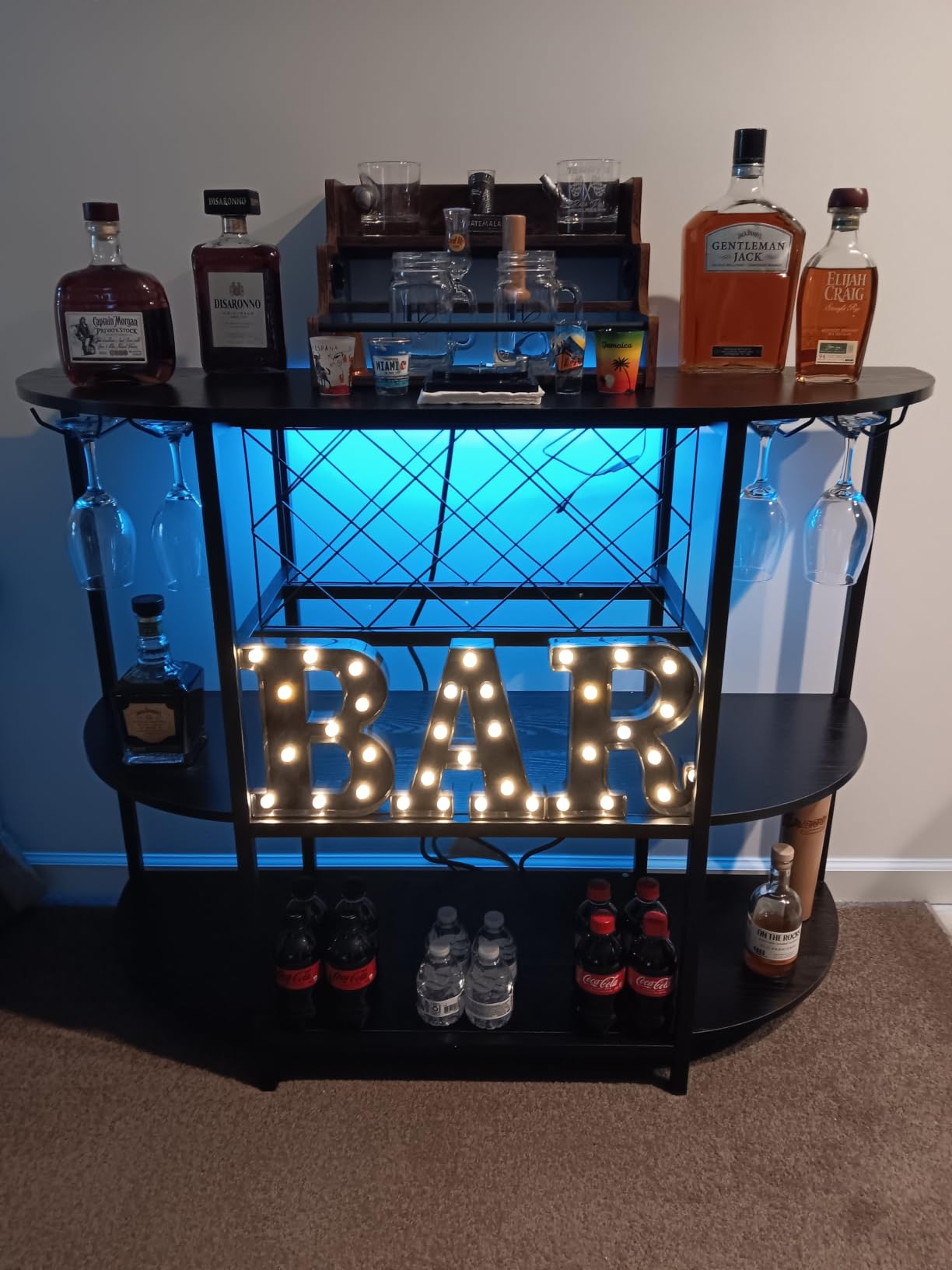 BAR Sign for Home Bar Decor, Vintage LED Light Up Bar Sign | BAR Letters with Lights Battery Operated, Light Up Marquee Bar Sign for Party Decor customer photo 1
