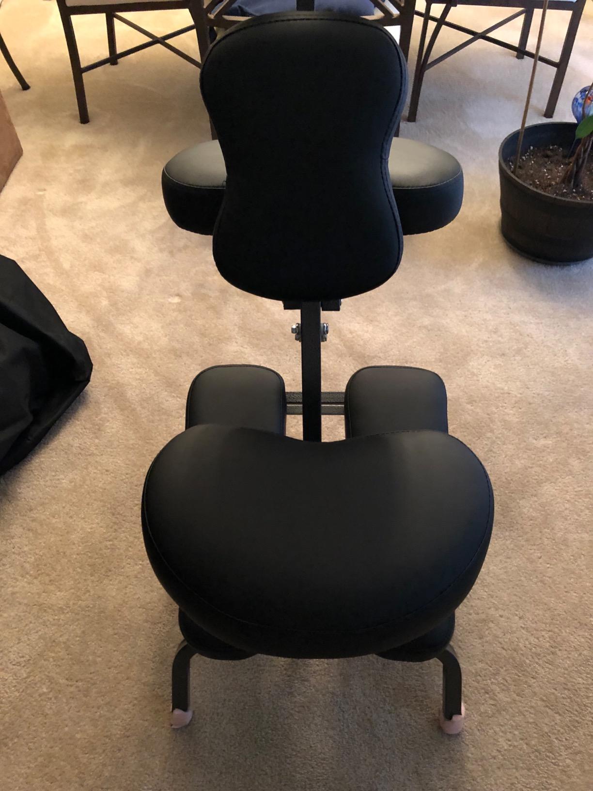 BestMassage | Portable Massage Chair | Dark Black | Folding Tattoo Chair | Adjustable Headrest & Height, Carry Bag | Metal Frame & High Density Foam | Easy to Carry | For Salons, Spas, Tattoo Studios customer photo 2