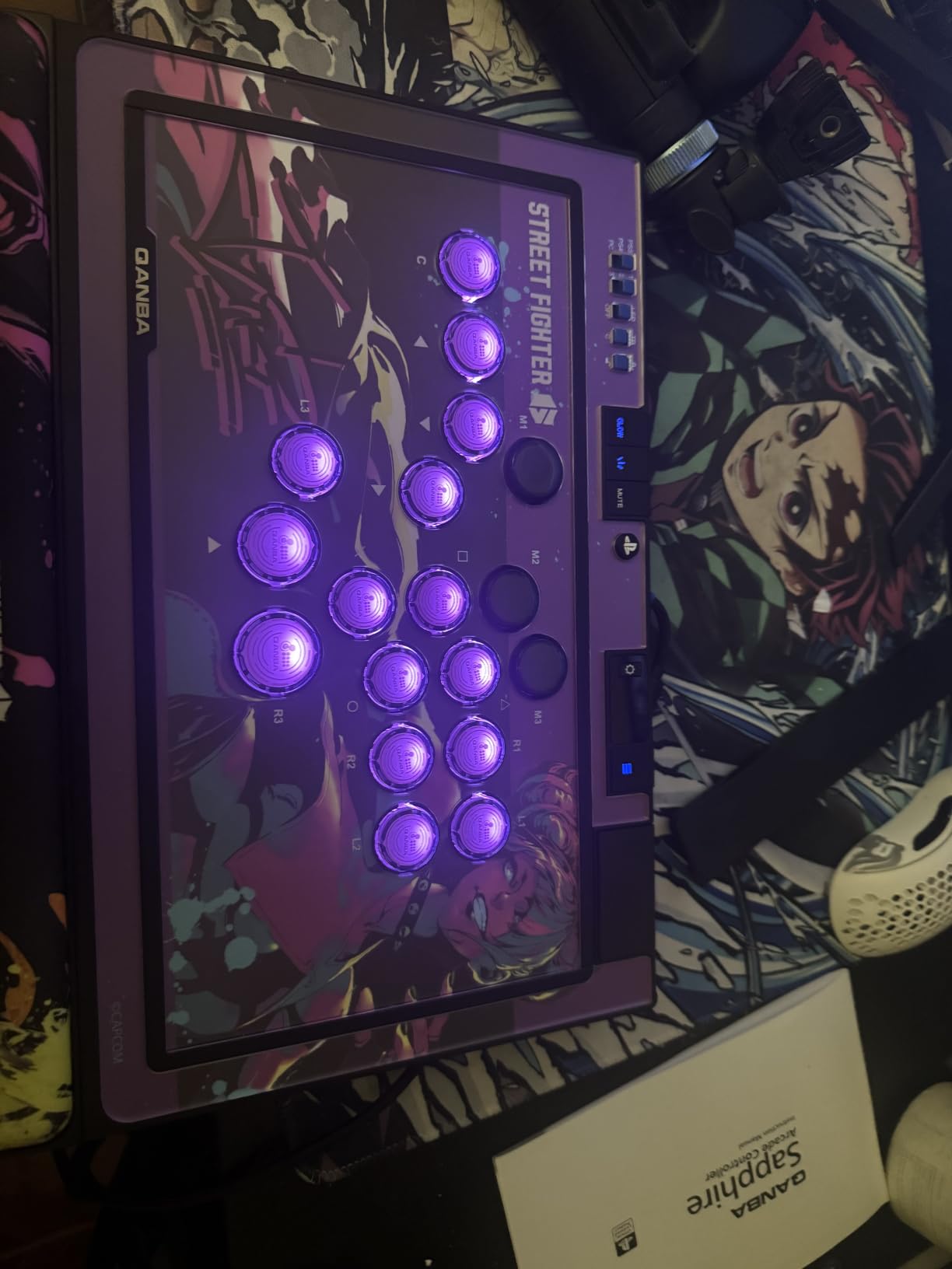Qanba Sapphire S1 Leverless Arcade Controller Joystick for PlayStation 5 and PlayStation 4 and PC Officially Licensed Sony Product，Detachable Joystick，Tournament Grade for Fighting Games customer photo 1