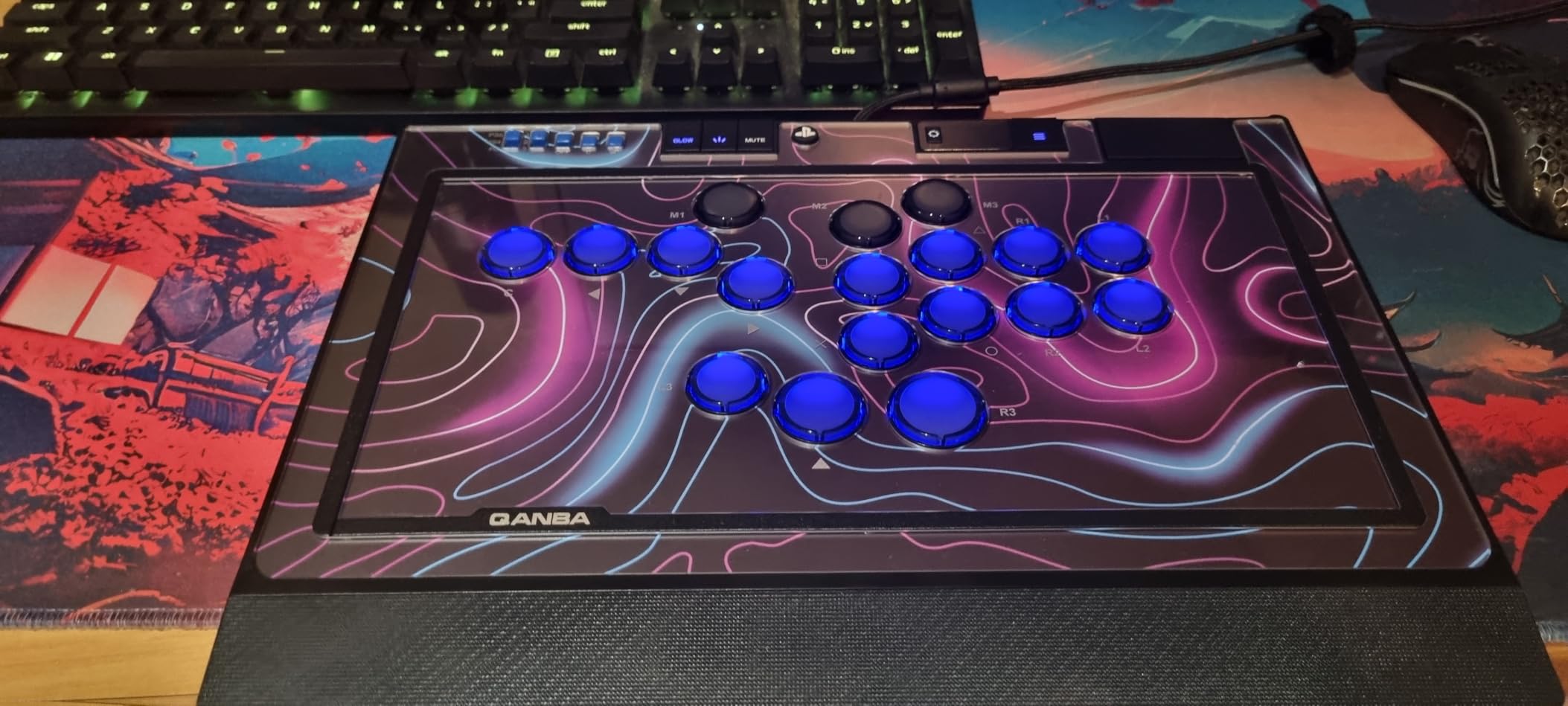 Qanba Sapphire S1 Leverless Arcade Controller Joystick for PlayStation 5 and PlayStation 4 and PC Officially Licensed Sony Product，Detachable Joystick，Tournament Grade for Fighting Games customer photo 2