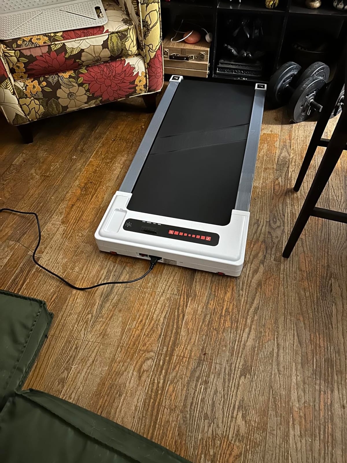 Dog Treadmill, Pet Running Machine for Small & Medium Dogs, Remote Control | Indoor Pet Fitness Machine, 220LBS Capacity, 0.5-4 MPH, 12 Preset Programs, 2.5HP Quiet Motor, Cushioned Rebound Belt customer photo 1