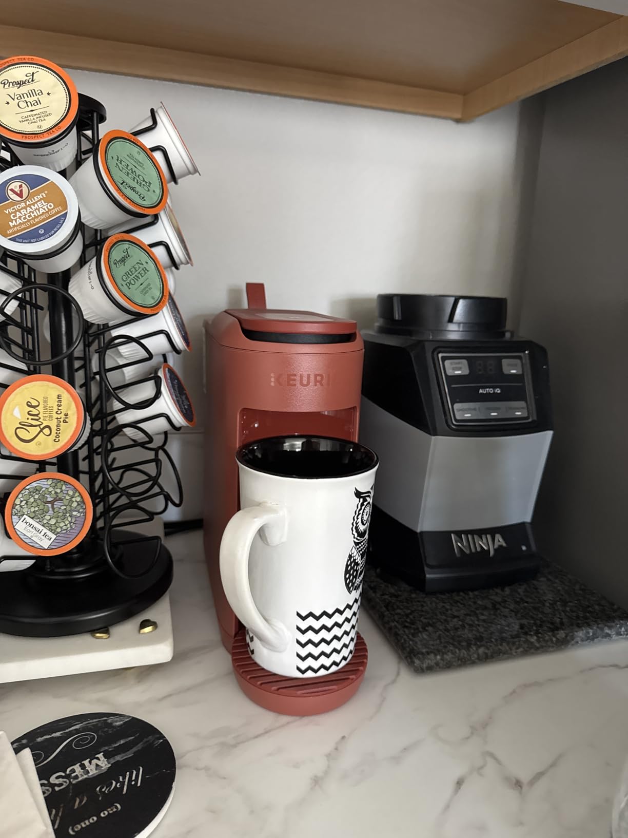 Keurig K-Mini Mate Single Serve K-Cup Pod Coffee Maker, Brews Up to 12 oz Cup, Compact Portable Coffee Machine for Small Spaces, Great for Dorms & Offices, Glamping Green customer photo 1