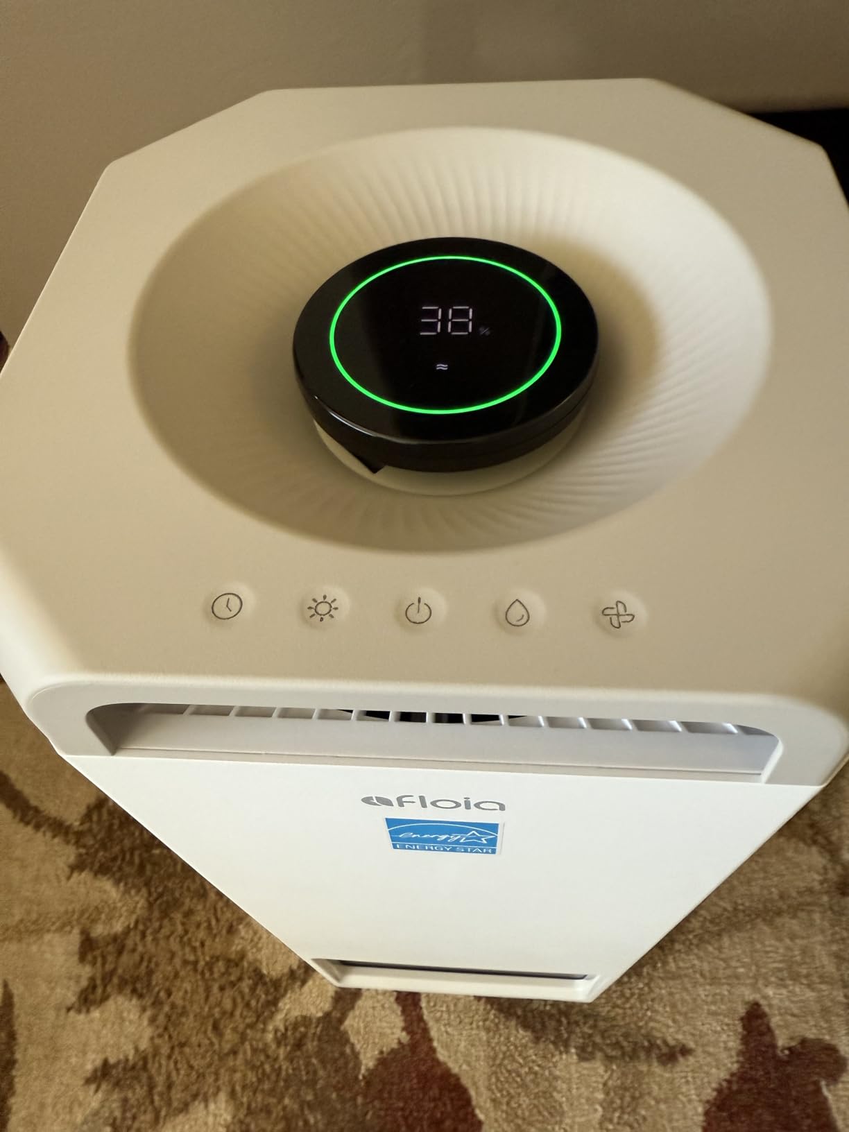 Afloia 1000ml/h Mist Free Humidifier and Air Purifier in One for Bedroom | Evaporative Humidifier Combo customer photo 2