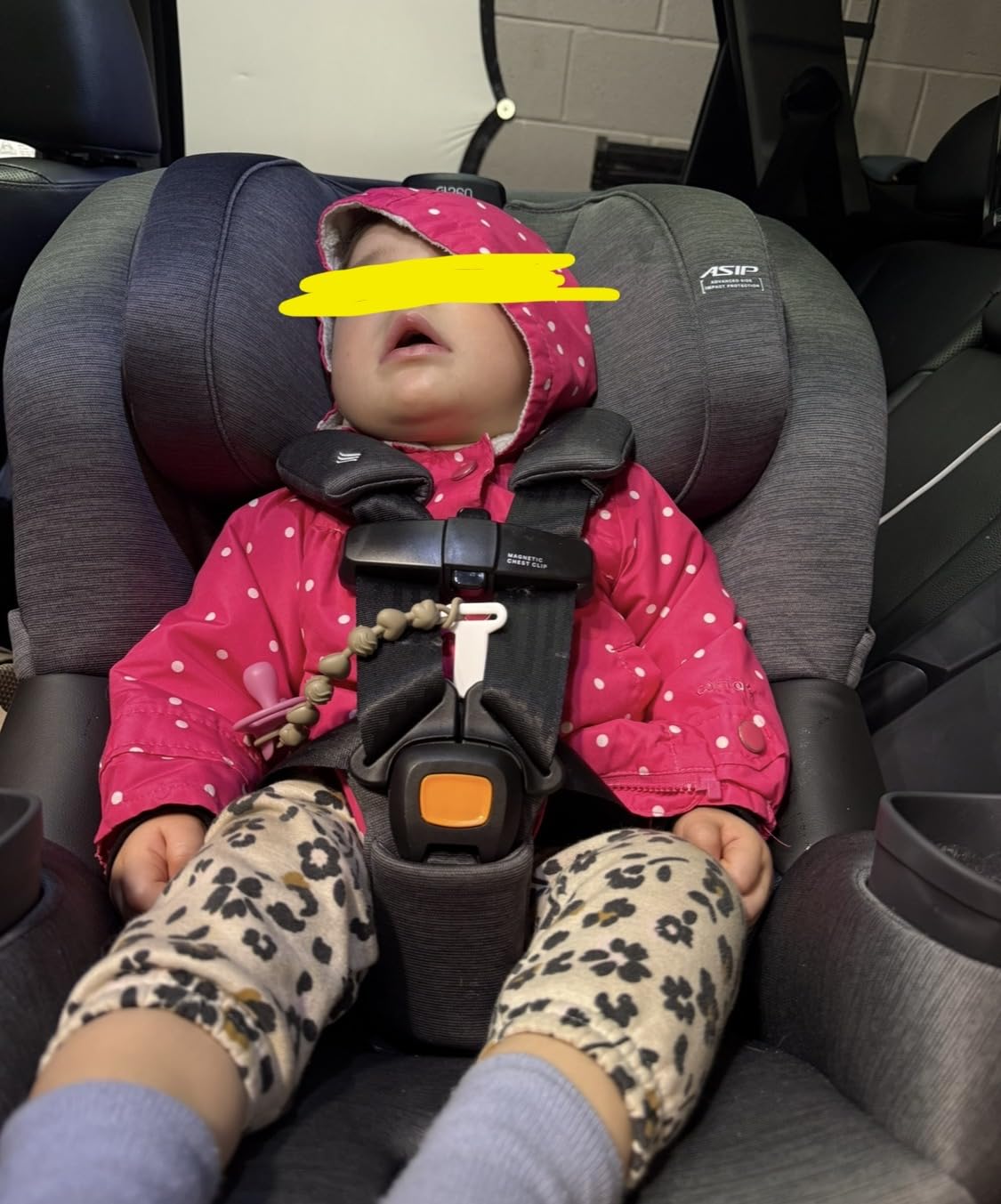 Chicco Fit360 Rotating Convertible Car Seat, 360 Degree Rotation, LeverLock | Convertible toddler car seat, Carbon/Grey, ClearTex, GREENGUARD Gold, 4-40 lbs rear-facing, ASIP, magnetic chest clip customer photo 1