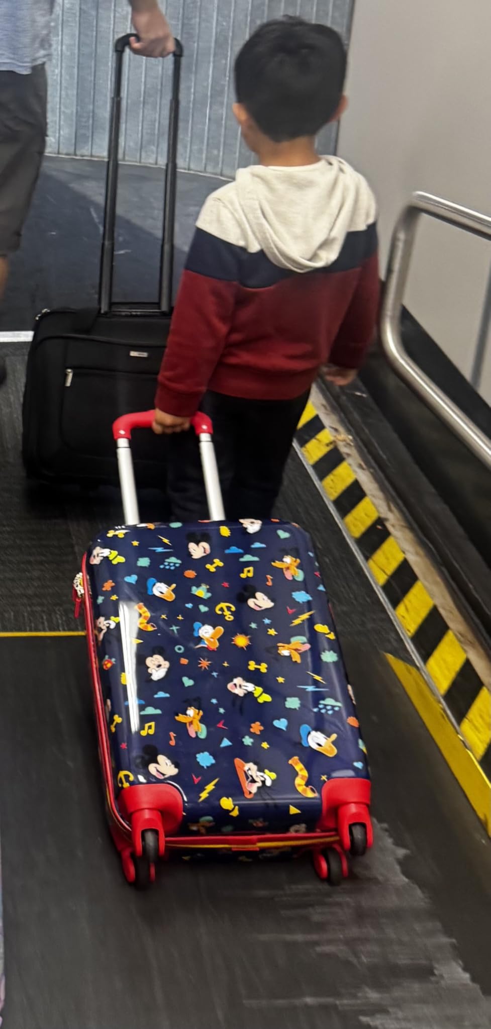 American Tourister Disney Frozen Carry-On Luggage - Airline Approved, Durable Hardshell with Spinner Wheels & Colorful Adjustable Handle customer photo 2