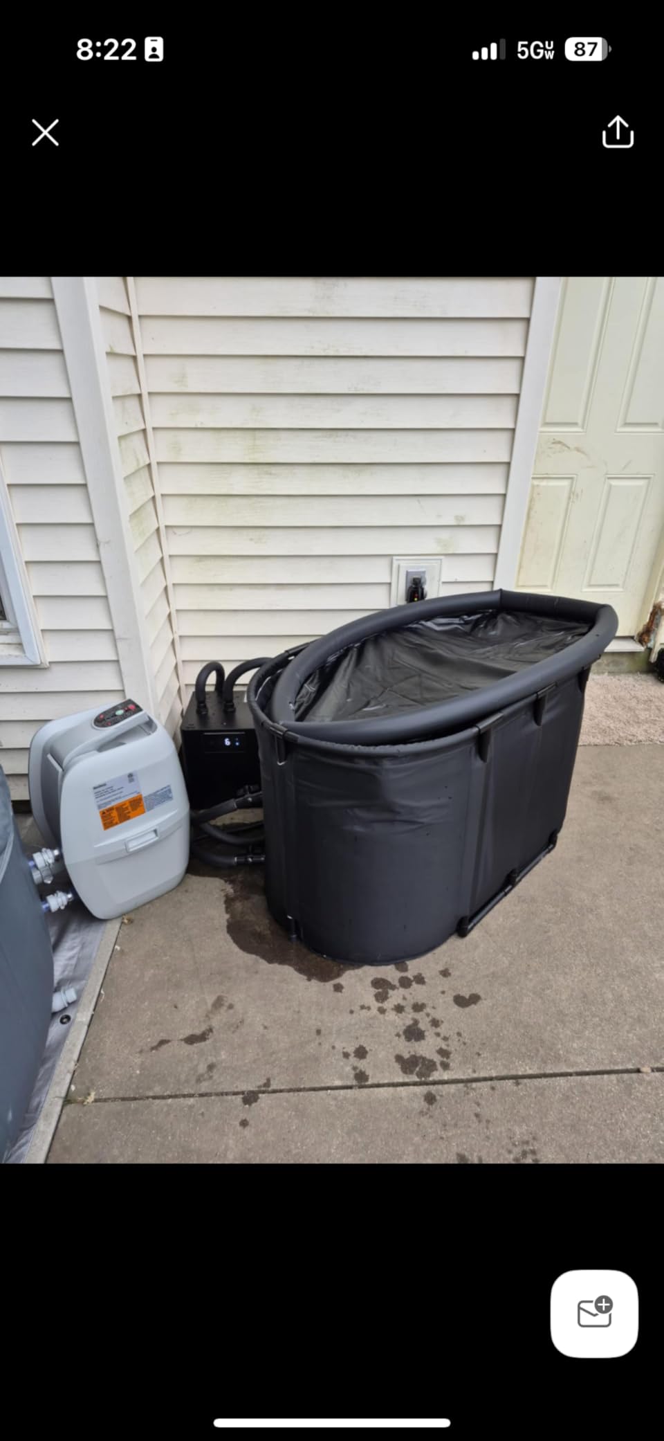 Ice Bath Chiller & 148Gal Cold Plunge Tub Kit for Cold Recovery Therapy customer photo 1