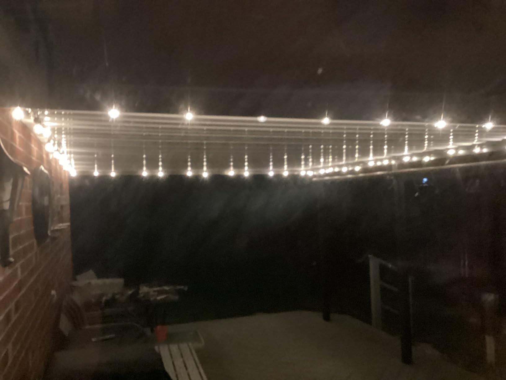 addlon Outdoor String Lights 100FT G40 with Remote 54 LED Shatterproof Bulb | Dimmable Patio Globe Lights Waterproof, Hanging Outside Lighting for Backyard, Garden, Deck, Balcony, Porch, Cafe, Decor customer photo 2