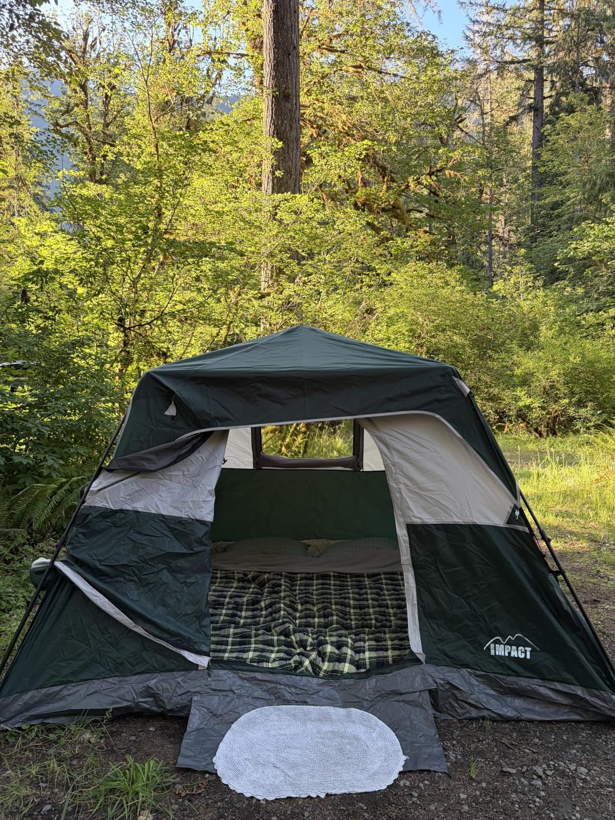 Instant 6 Person Tent for Camping with Rainfly, Under 60s Setup, 10 x 9ft | Fits 2 Queen Air Mattresses, 1200mm Waterproof, 360° Ventilation, PFAS-Free Fabric and Carry Bag for Family, Camping & Hiking customer photo 1