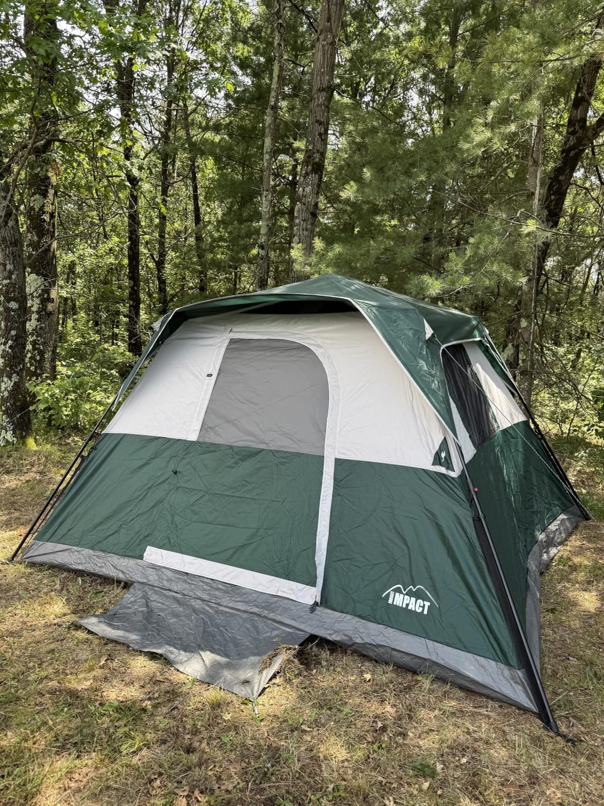 Instant 6 Person Tent for Camping with Rainfly, Under 60s Setup, 10 x 9ft | Fits 2 Queen Air Mattresses, 1200mm Waterproof, 360° Ventilation, PFAS-Free Fabric and Carry Bag for Family, Camping & Hiking customer photo 2