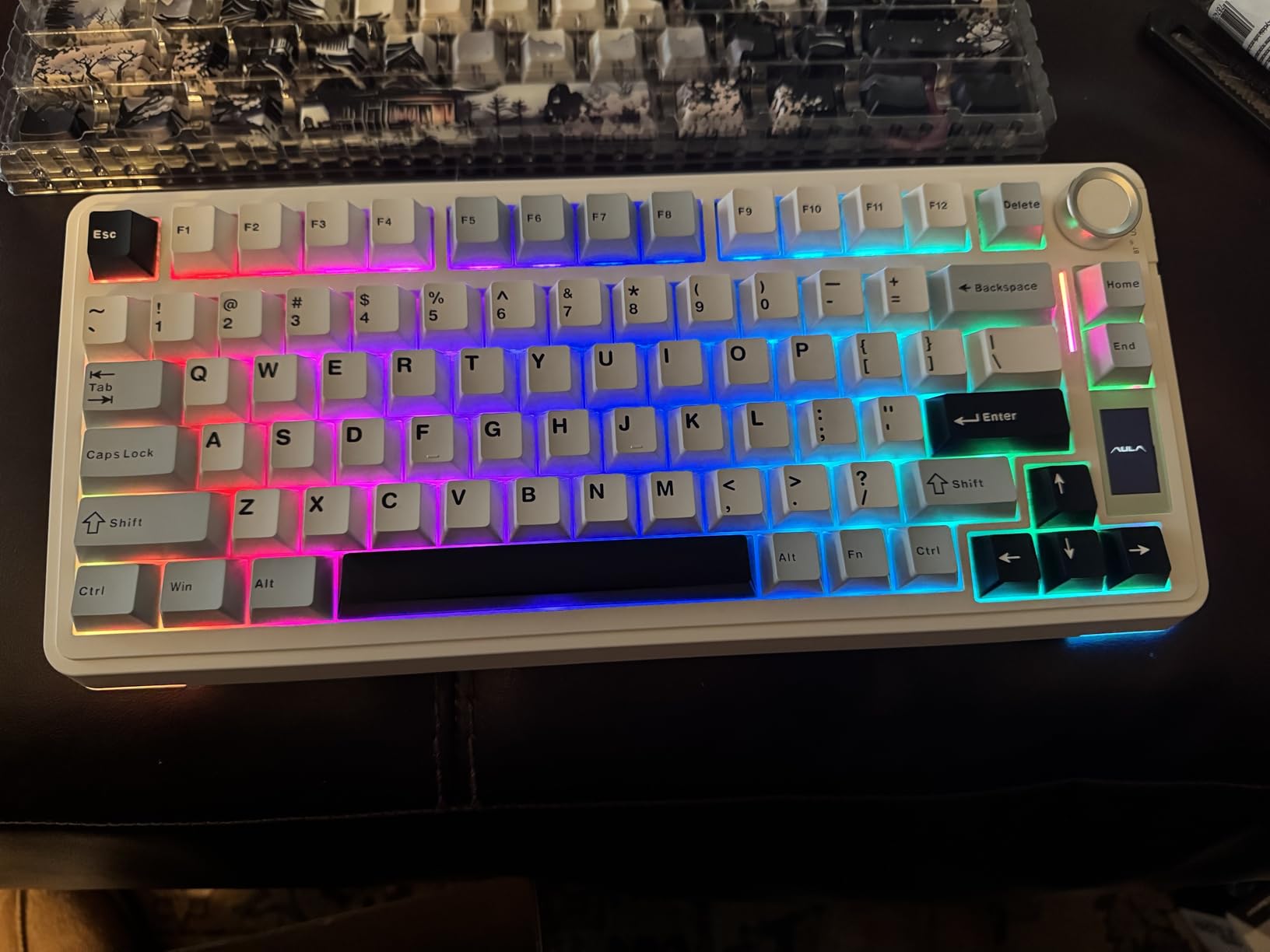 AULA S75 PRO Wireless Mechanical Keyboard with Screen & Knob, Tri-Mode Hot Swappable Gaming Keyboard 75%, Pre-lubed Switches, RGB Backlit, Side Printed PBT Keycaps, Creamy Sounding Computer Keyboards customer photo 1