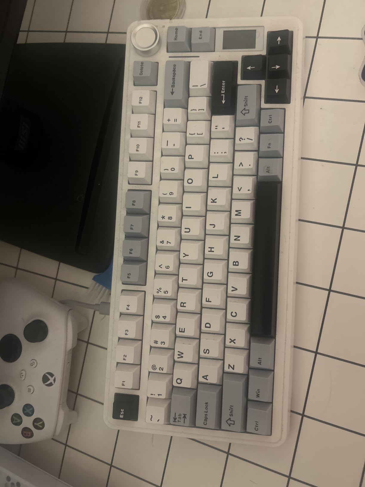 AULA S75 PRO Wireless Mechanical Keyboard with Screen & Knob, Tri-Mode Hot Swappable Gaming Keyboard 75%, Pre-lubed Switches, RGB Backlit, Side Printed PBT Keycaps, Creamy Sounding Computer Keyboards customer photo 2