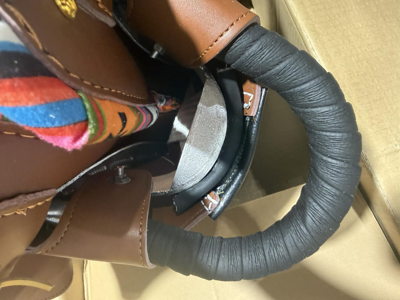 Horse Saddle Handmade Premium Leather with Soft Pads Durable, Comfortable Trail, Secure & Balanced Ride for All Riders, Brown customer photo 1