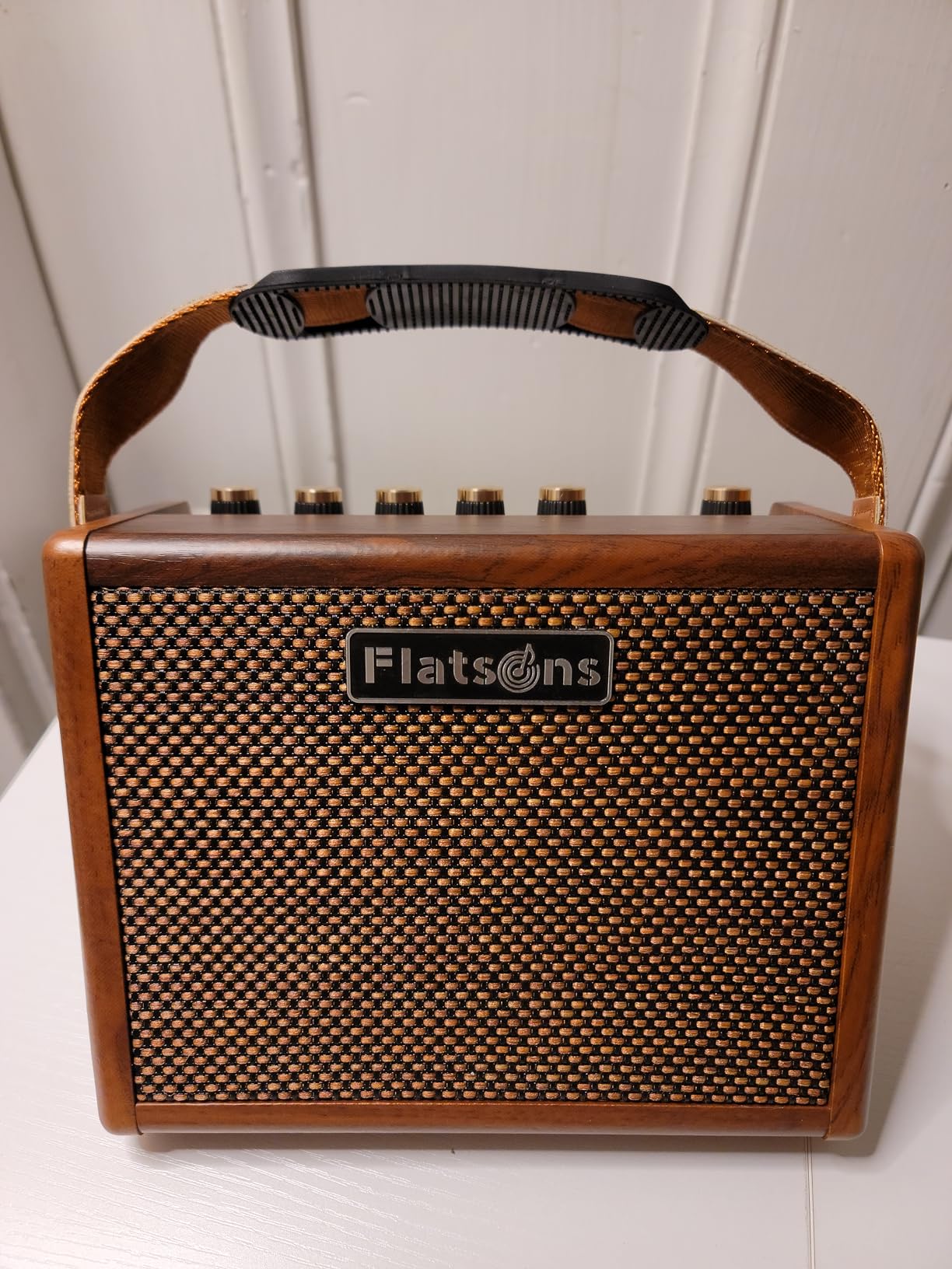 Flatsons Crush20 20W Rechargeable Acoustic Guitar Amp | 6.35mm Mic & Acoustic Guitar Dual Input, Reverb, 2-Band EQ customer photo 2