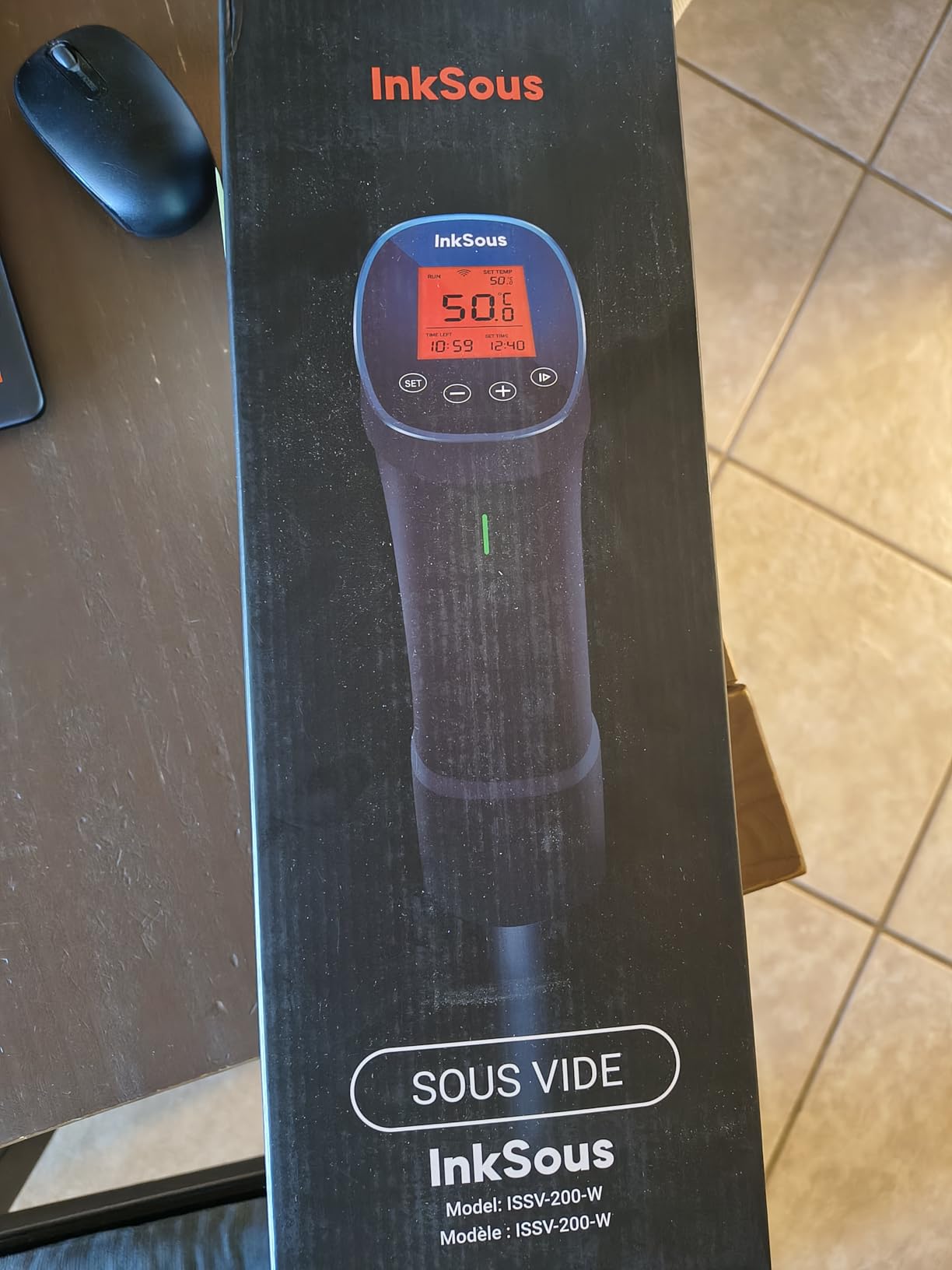 Sous Vide Cooker WiFi 2.4G, 1000W Sous Vide Machine ISSV-200-W with APP 18 Recipes, Timer Alarm, 1°F Precision, Calibration, Ultra-Quiet Thermal Immersion Circulator APP-Controlled customer photo 1