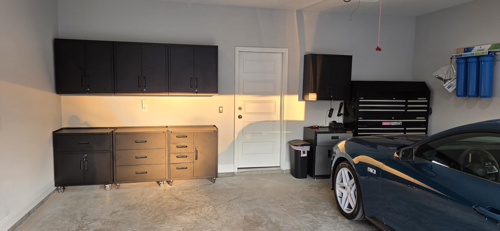 Garage Storage Cabinet System 6pcs Heavy Duty Workshop Set Wall Cabinet Lockable Rolling Tool Cabinets with Adjustable Shelves Metal Garage Storage Cabinets customer photo 1