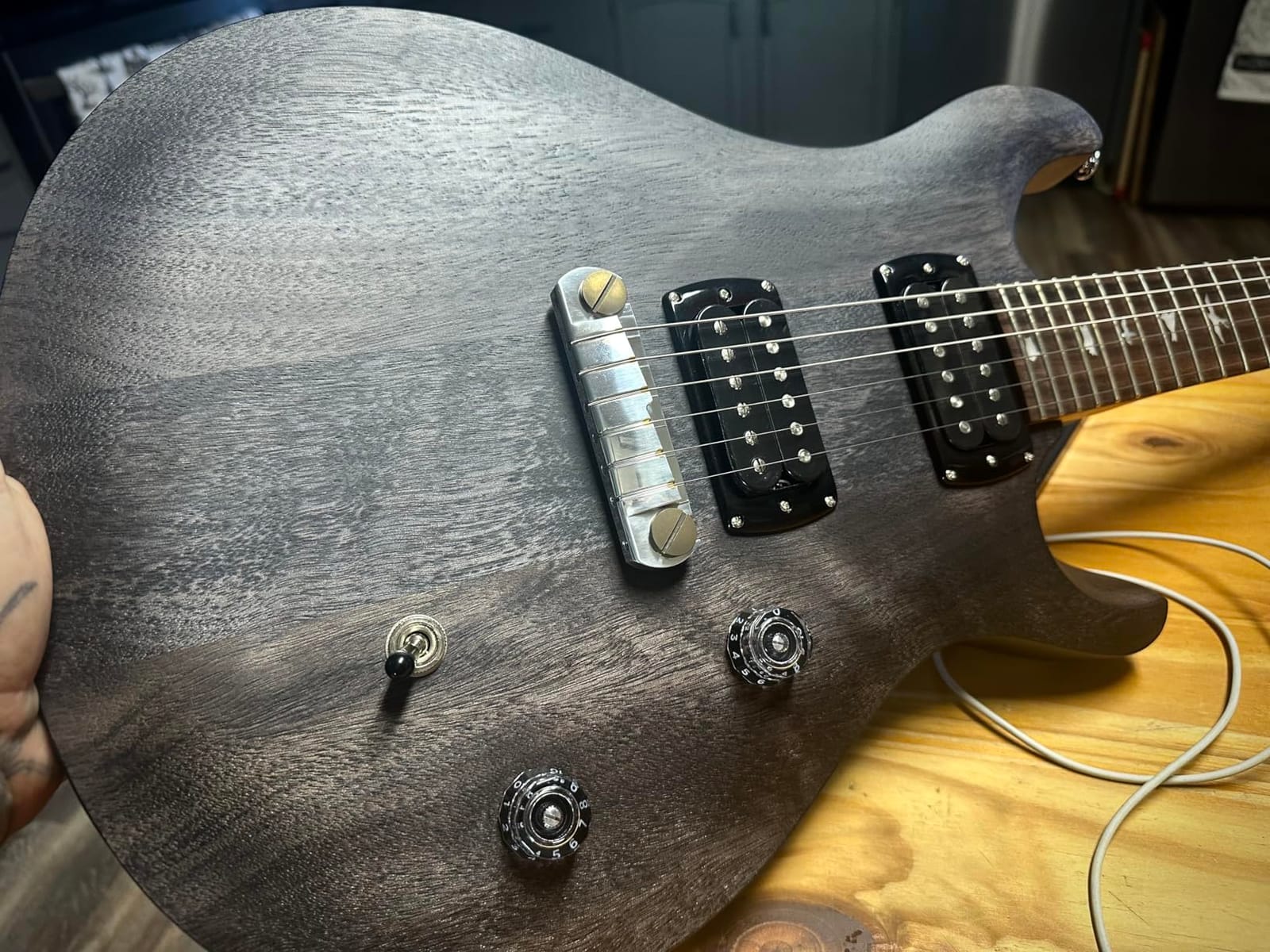 PRS SE CE24 Standard Stoptail Satin, Metalic Gold customer photo 2
