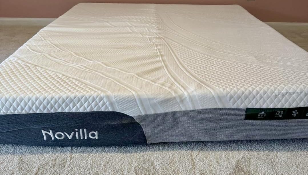 Novilla Bliss Cooling King Size Mattress, 14 Inch Gel King Memory Foam customer photo 1