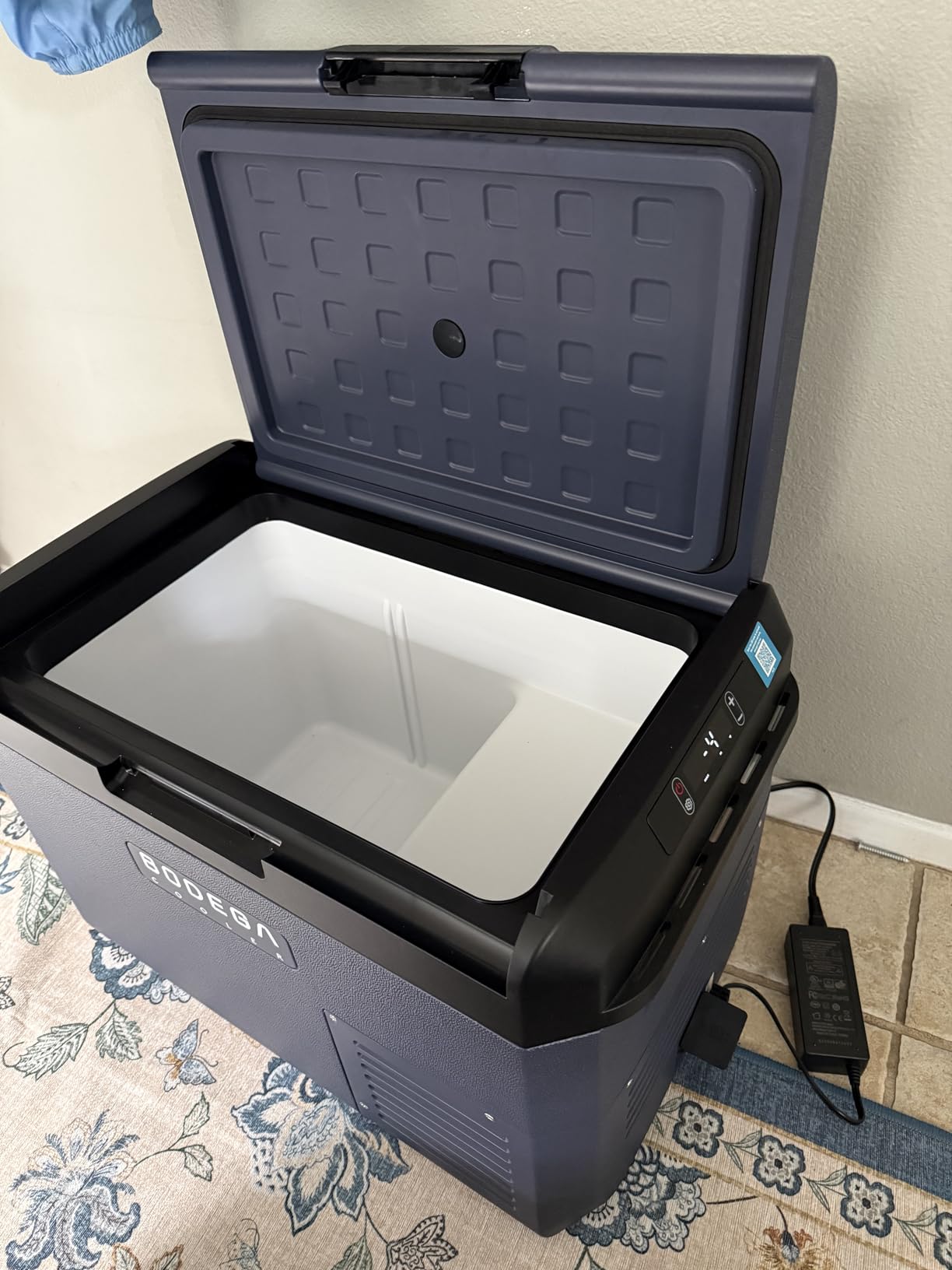 BODEGA 12 volt Car Refrigerator - 26QT Portable Freezer IPX4 Waterproof Car Fridge Electric Cooler Ultra-Quiet for Truck Van Camping Travel 12/24V DC 110~240 Volt AC,-4℉~68℉ customer photo 1