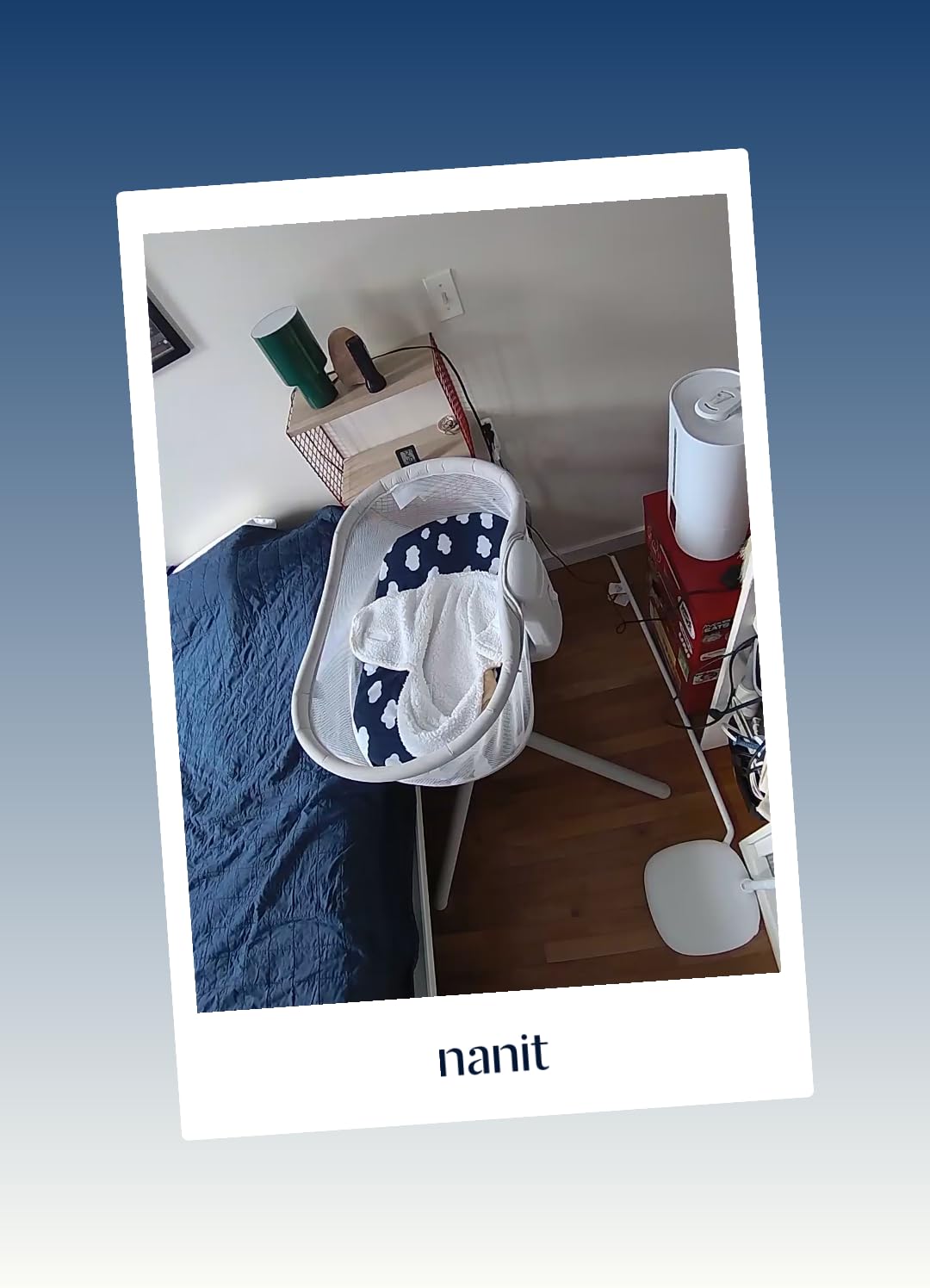Nanit Smart Baby Video Monitor - Camera & Floor Stand - 1080p Wi-Fi Camera, Pro Edition, 2-Way Audio, Sound/Motion/Cry Notifications, Night Vision customer photo 2