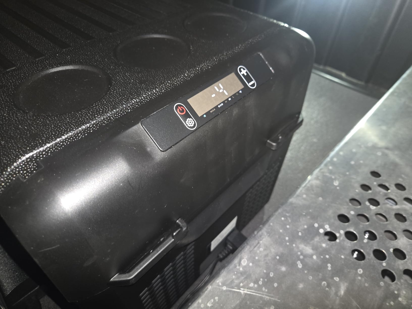 Feelfunn 12V Refrigerator - 27QT(25L) Portable Freezer, Electric Cooler for Car, Truck, RV, Van, Camping & Road Trip, Fast Cooling Fridge with 12/24V DC & 110-240V AC for Vehicle & Home Use,-4℉~68℉ customer photo 1