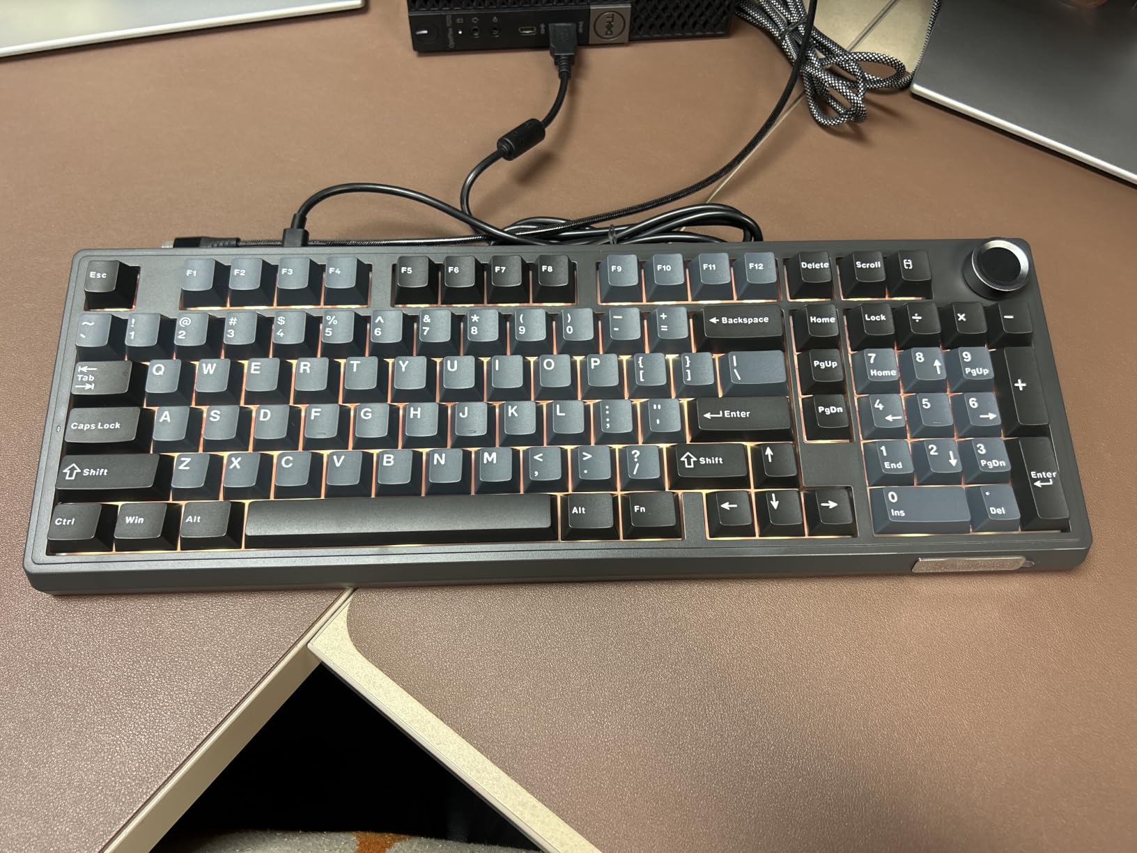 SOLAKAKA KI99 Pro Wireless Mechanical Keyboard with Quiet Switch, Hot Swappable Pre-Lubed Switches with RGB Backlit, Gasket Structure Computer Gaming Keyboard (BlackBlue, Silent Switch) customer photo 1
