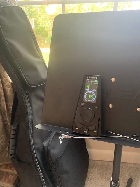 Ueteto Digital Metronome for Piano/Guitar/Drum | Metronome with Timer,Electronic/Human Voice,Volume Control,Headphone Jack,10 Beats,9 Rhythms,40-208 BPM,16-H Rechargeable customer photo 1