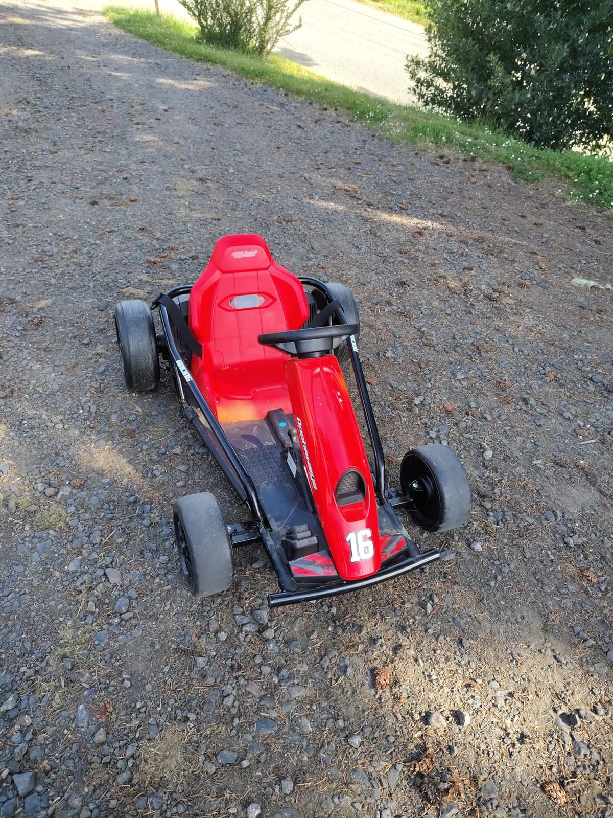 Electric Drift Go Kart for Kids 8-12, 24V Battery, 360W Motor, Reinforced Wear-Proof Rear Wheels, 3 Unique Colors, 8.1MPH High Speed, 154lbs Capacity, Drift Ride On Car Toy (Pink) customer photo 2