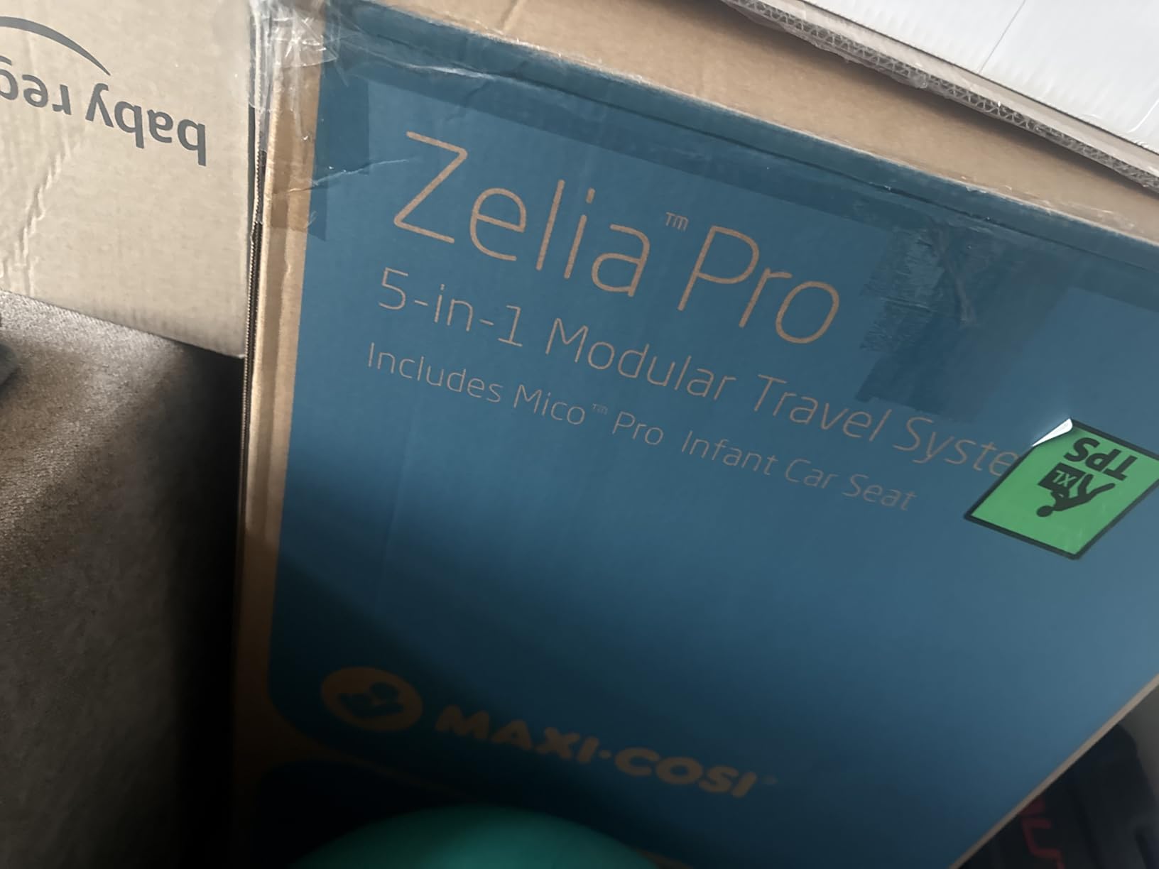 Maxi-Cosi Zelia Pro 5-in-1 Travel System with Mico Pro Infant Car Seat and Baby Stroller Combo, Reversible Seat, Large Wheels, Adjustable Handle, Newborn to Toddler, Lightweight, Seascape customer photo 1