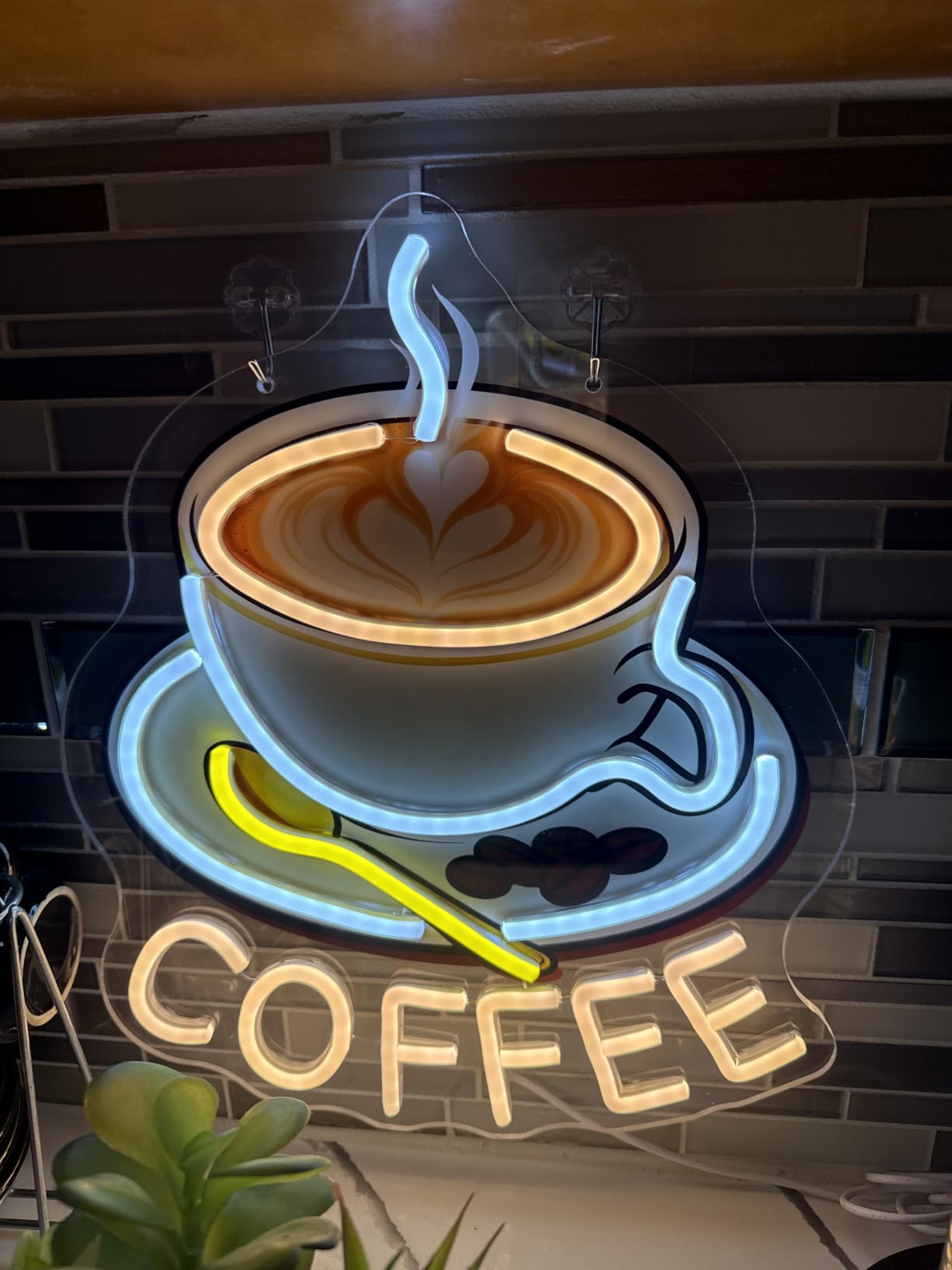 Neon Bar Signs, LED Whiskey Neon Sign Light Up Bar Sign for Beer Bar Pub Club Bistro Home Man Cave Party Kitchen Bedroom Wall Decor, USB Power & Dimmable customer photo 1