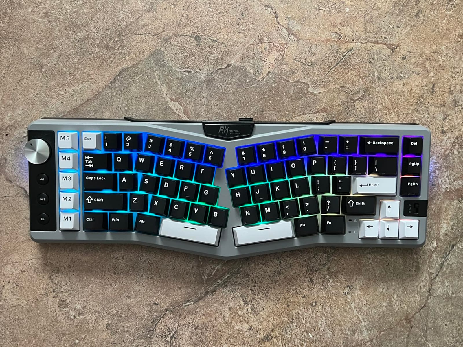 RK ROYAL KLUDGE A72 Alice Ergonomic Wireless Mechanical Keyboard customer photo 1