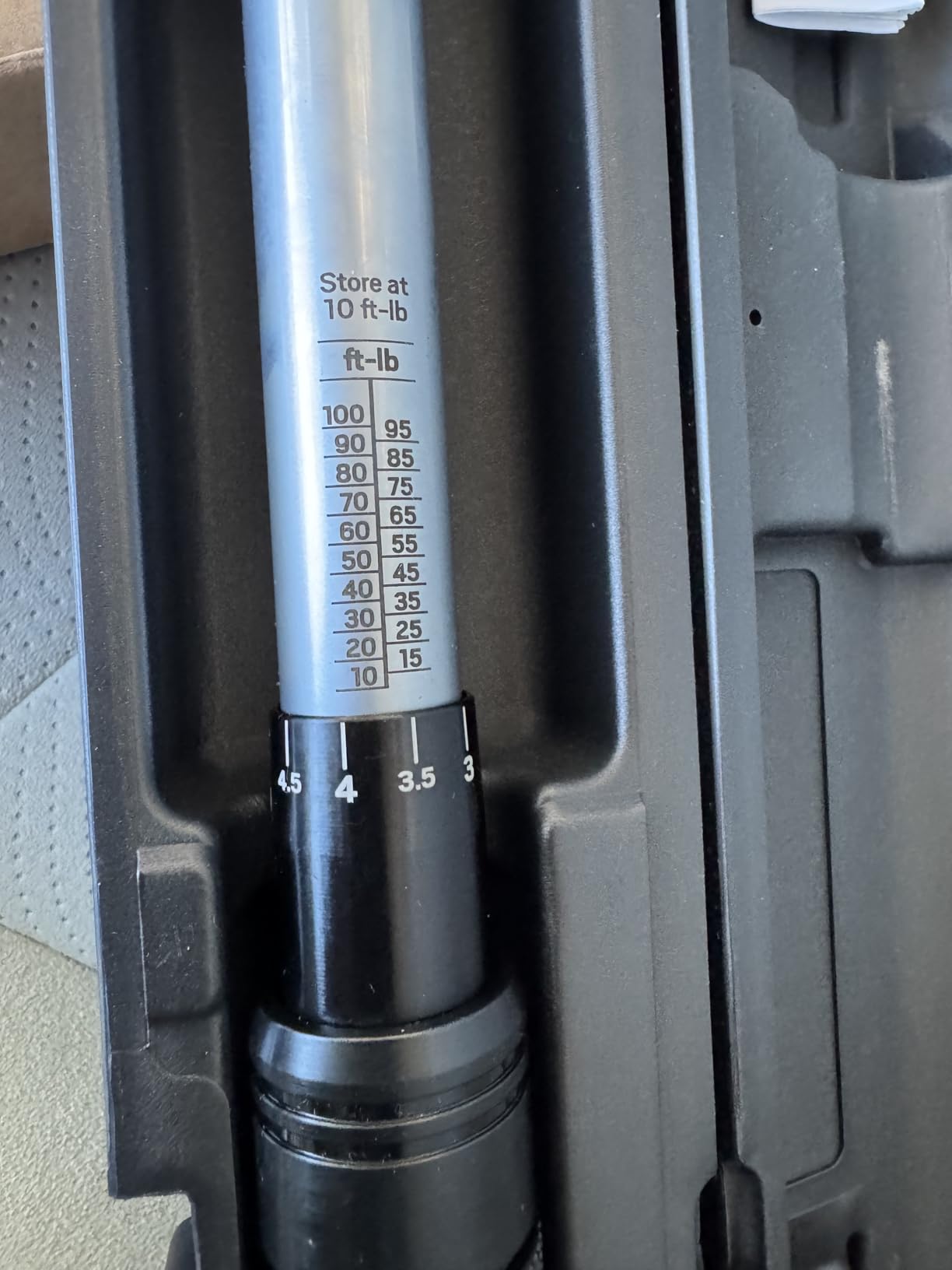 TEKTON 1/2 Inch Drive Micrometer Torque Wrench | TRQ52402 | (40 - 200 ft-lb), Dual-Direction, Certificate of Calibration customer photo 1