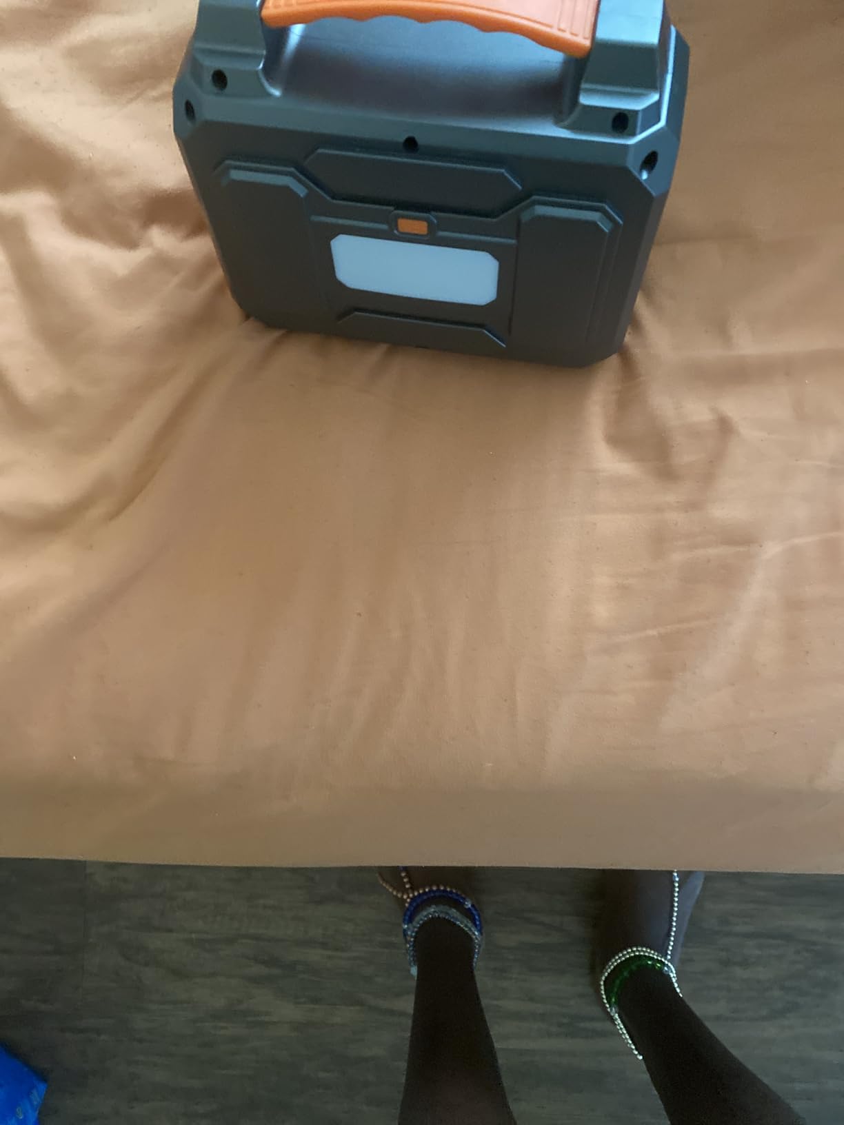 Solar Powered Generator 100W, Portable Power Station with Solar Panels 40W | 146Wh Solar Power Bank with AC Outlet, USB A, USB C, DC Output, Small Solar Generator for Home Use Outdoor Camping RV Van Trip customer photo 2