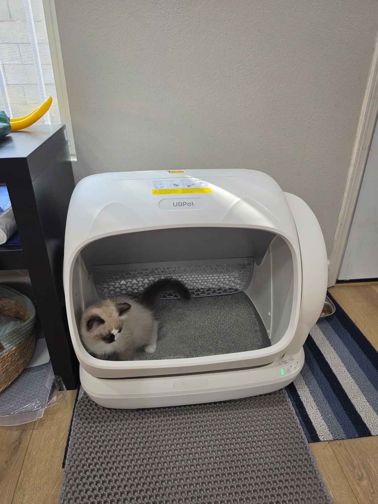 UBPET Self Cleaning Cat Litter Box, XXXL Automatic Litter Box for Multiple Cats, Weight Sensors Safety Protection, Smart APP Control, Odor Control, Works with Clumping/Bentonite Litter (XX-Large) customer photo 2