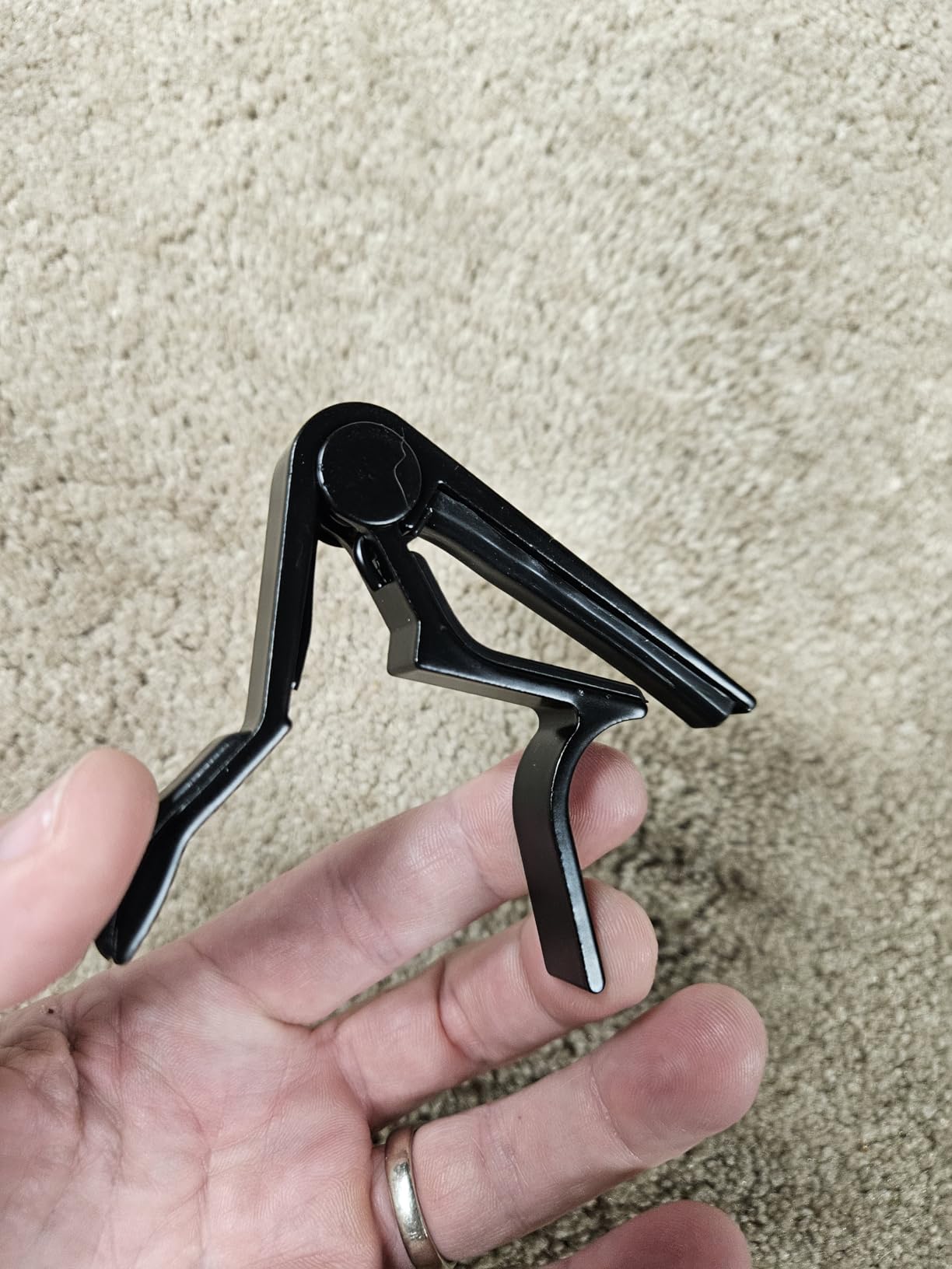 Guitar Capo for Acoustic 6 String, Premium Capo for Electric Guitar, Ukulele Capos, Classical Clip Kapo Clamp customer photo 2