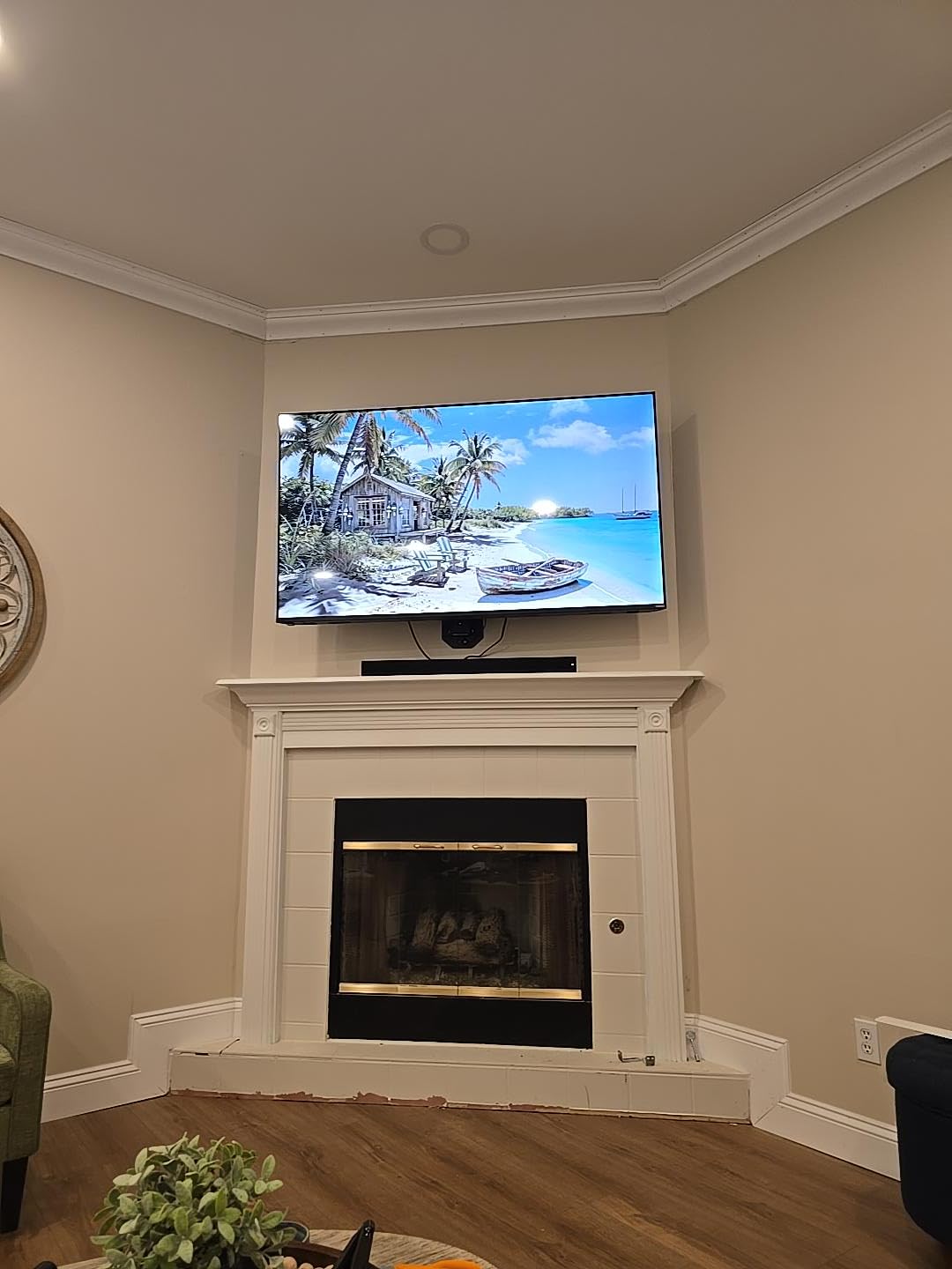 Motorized TV Mount with Remote for 32 to 85 inch Screen up to 88 lbs, Electric TV Mount Drop Down 17.7