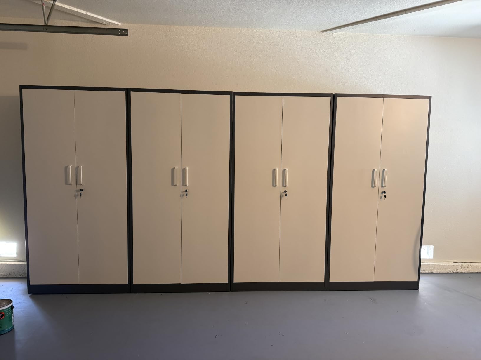 Yizosh Metal Garage Storage Cabinet with Locking Doors and Adjustable Shelves - 71