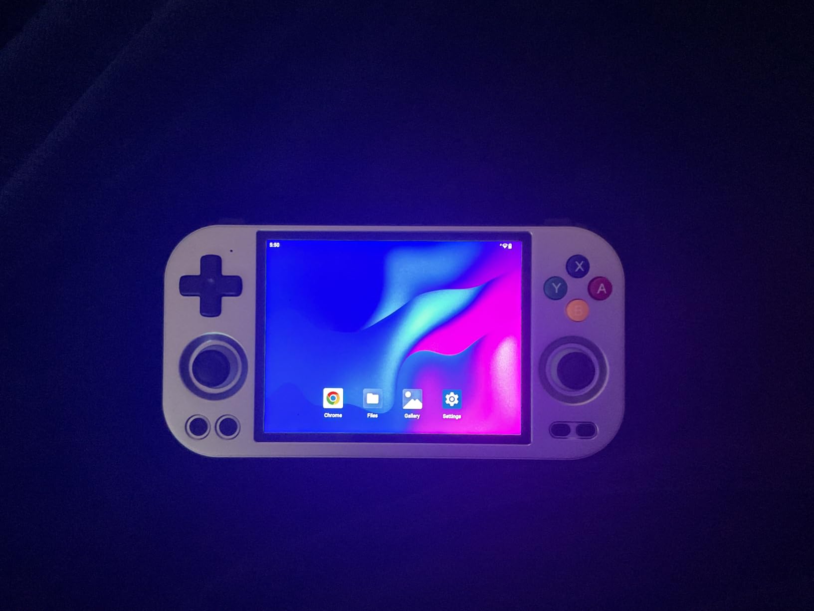 Anbernic RG477V Retro Handheld Game Console, 4.7 Inch Touch Screen Android 14 System Support WiFi 6E Bluetooth 5.3 Dimensity 8300 Processor 8+128GB (Black) customer photo 1