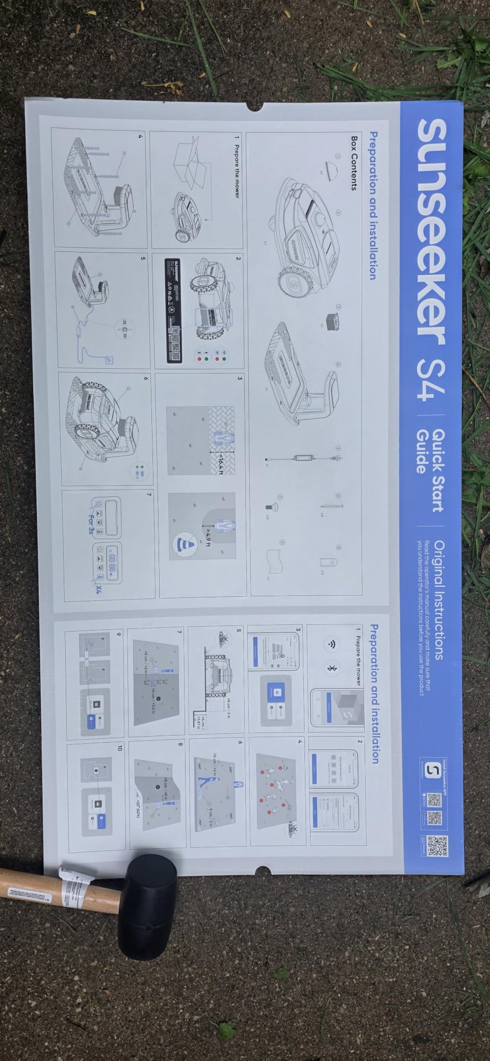 Sunseeker S4 Robot Lawn Mower, 3D LiDAR, Vision AI, 0.25 Acre, Wire-Free | Reliable wire-free mowing for homeowners with complex yards, trees, shade and narrow passages. customer photo 1