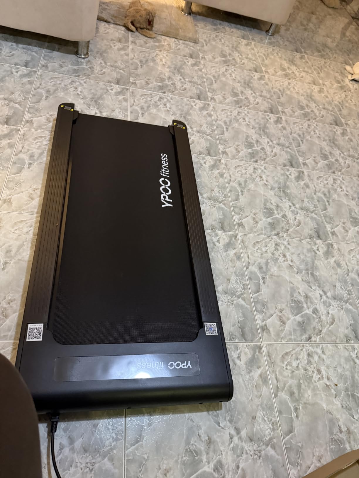 YPOO Walking Pad with 14% Incline Under Desk Treadmill for Home & Office | 3.5