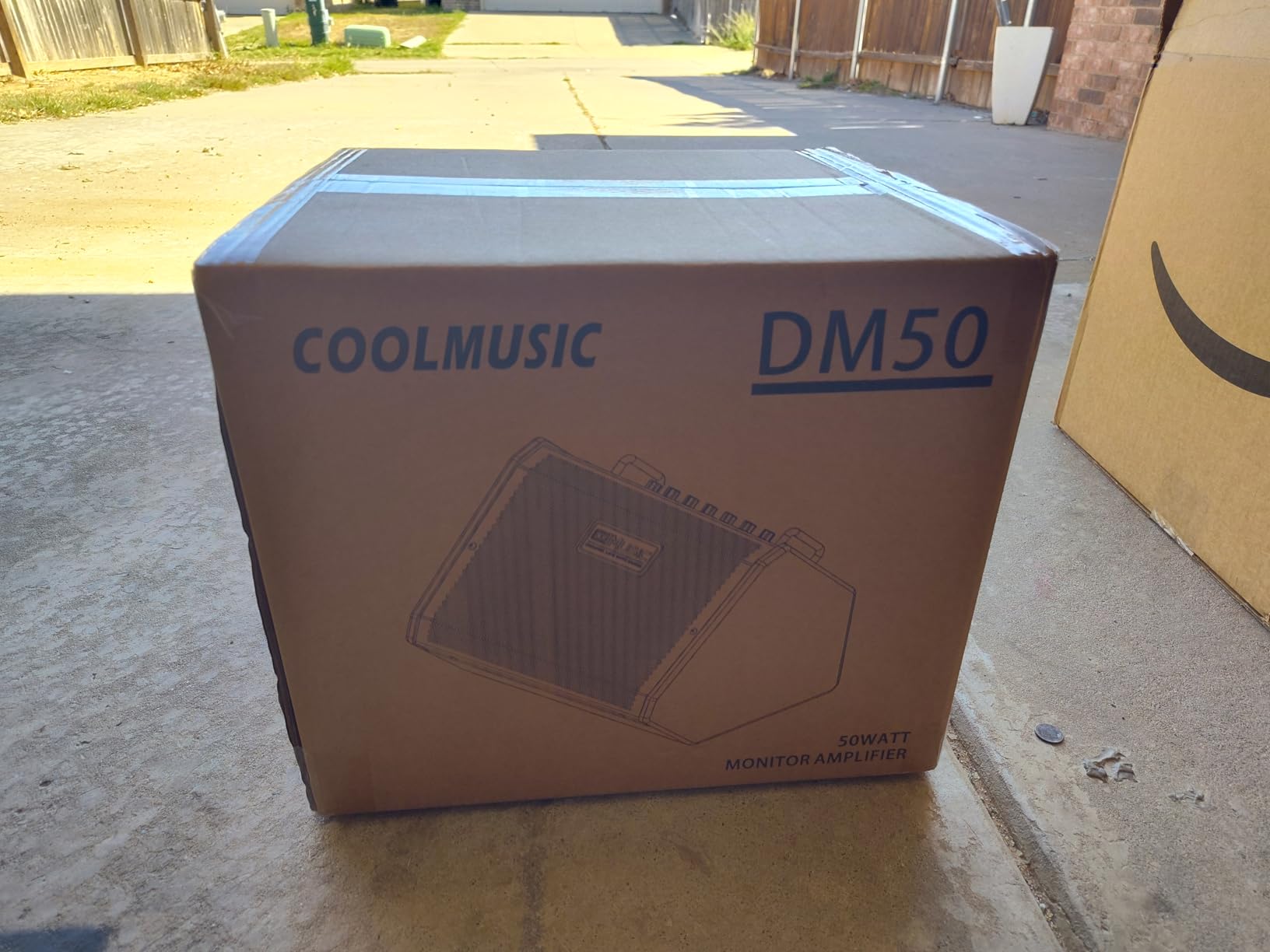 COOLMUSIC Drum Amplifier 50W, Electric Drum Speaker Keyboard Amp, OTG Recording, Mic/Line Input, Reverb & EQ Control customer photo 2