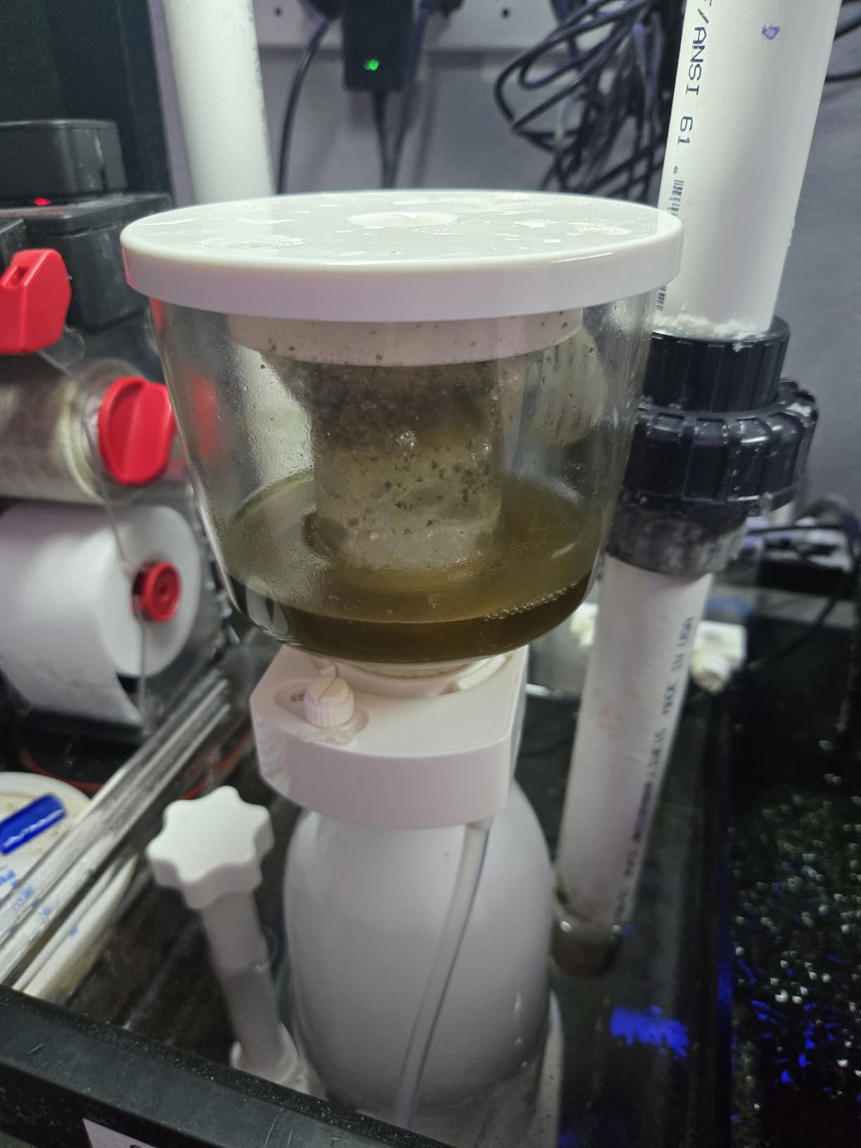 IOAOI in Sump Protein Skimmer for Saltwater Aquarium, Marine Reef Tanks 60-90 Gallons, External Pump Installation with Controller customer photo 2