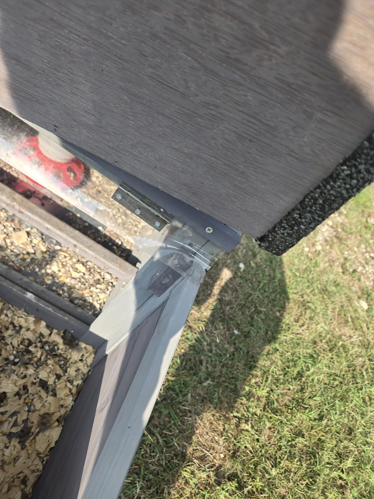 Aivituvin Chicken Coop Hen House, Large Outdoor Wooden Poultry Cage with Ramps, Run, Nesting Box, Removable Tray, Weather-Proof Chicken Cage (Grey, AIR31) customer photo 2